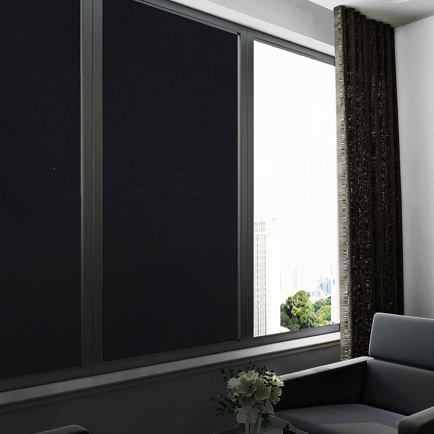 Película Blackout FEILAYS 30x200cm Bloqueo UV y Privacidad