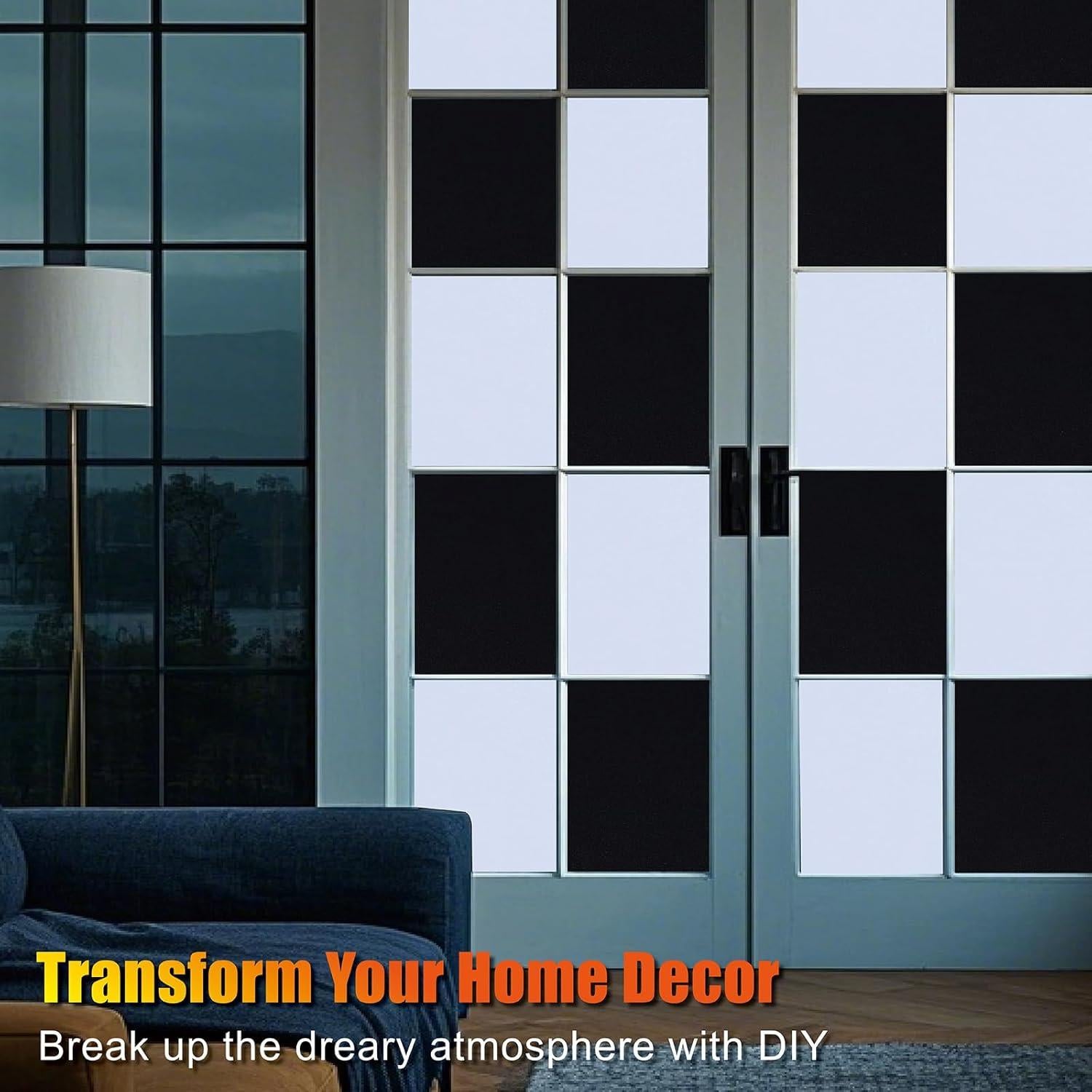 Película Blackout FEILAYS 30x200cm Bloqueo UV y Privacidad