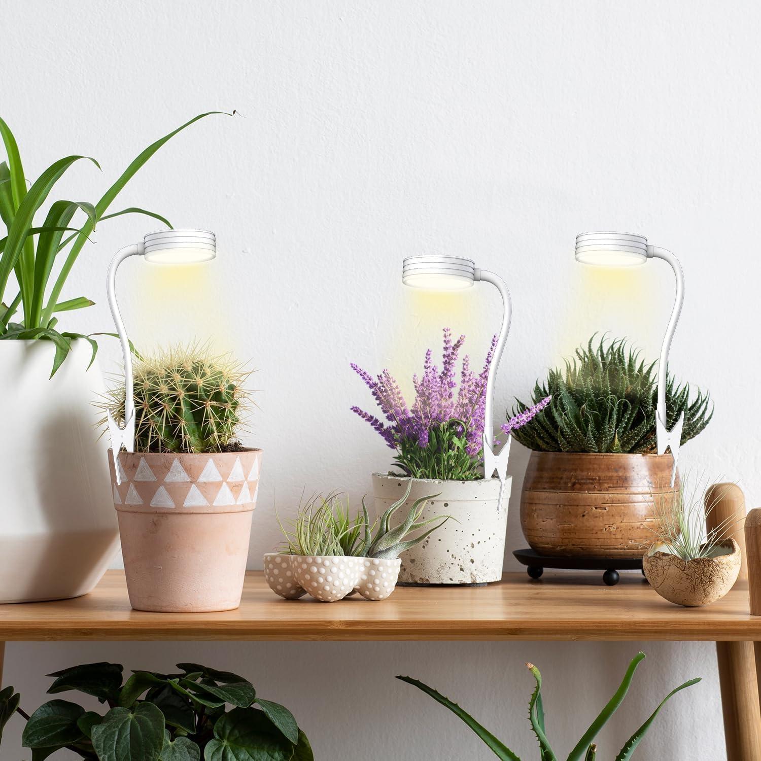 Luz de Crecimiento LED IMVSINCERE con Clip 3500K 10 Brillos