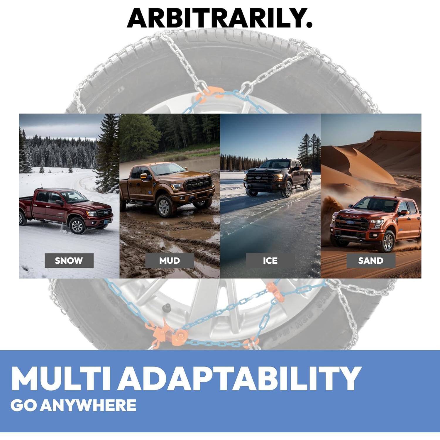 Cadenas de Nieve SNOCATENA SP1540 para Neumáticos 180-235mm