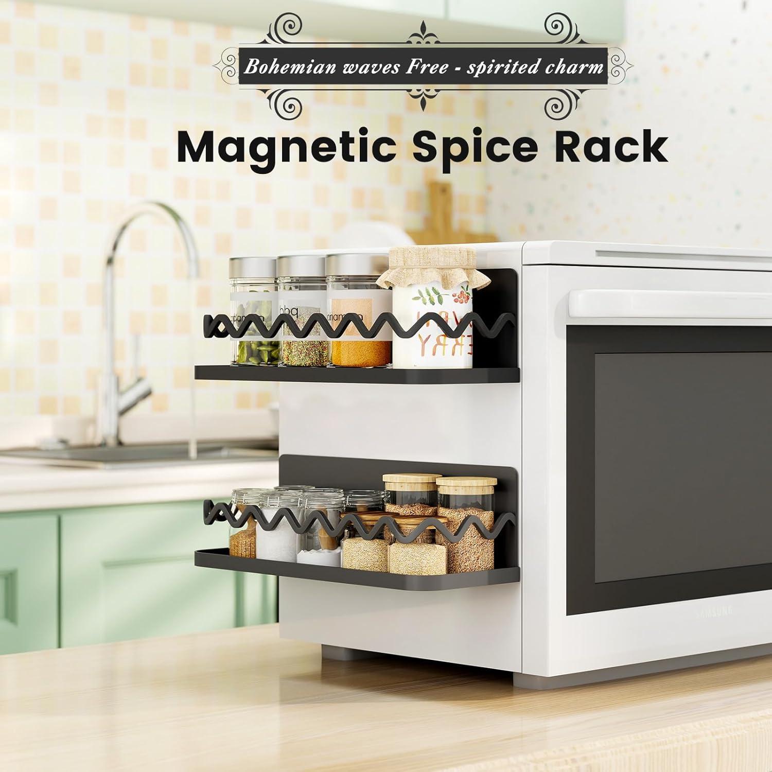 Estante Magnético XXL para Especias Yanone - Organizador de Cocina