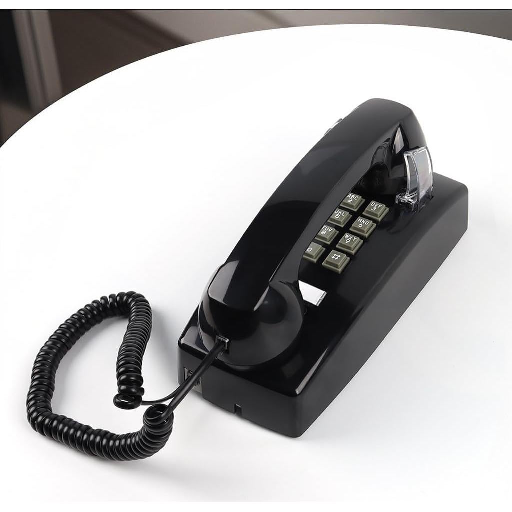 Teléfono de Pared Retro Artisam Negro, Analógico 0.90 kg