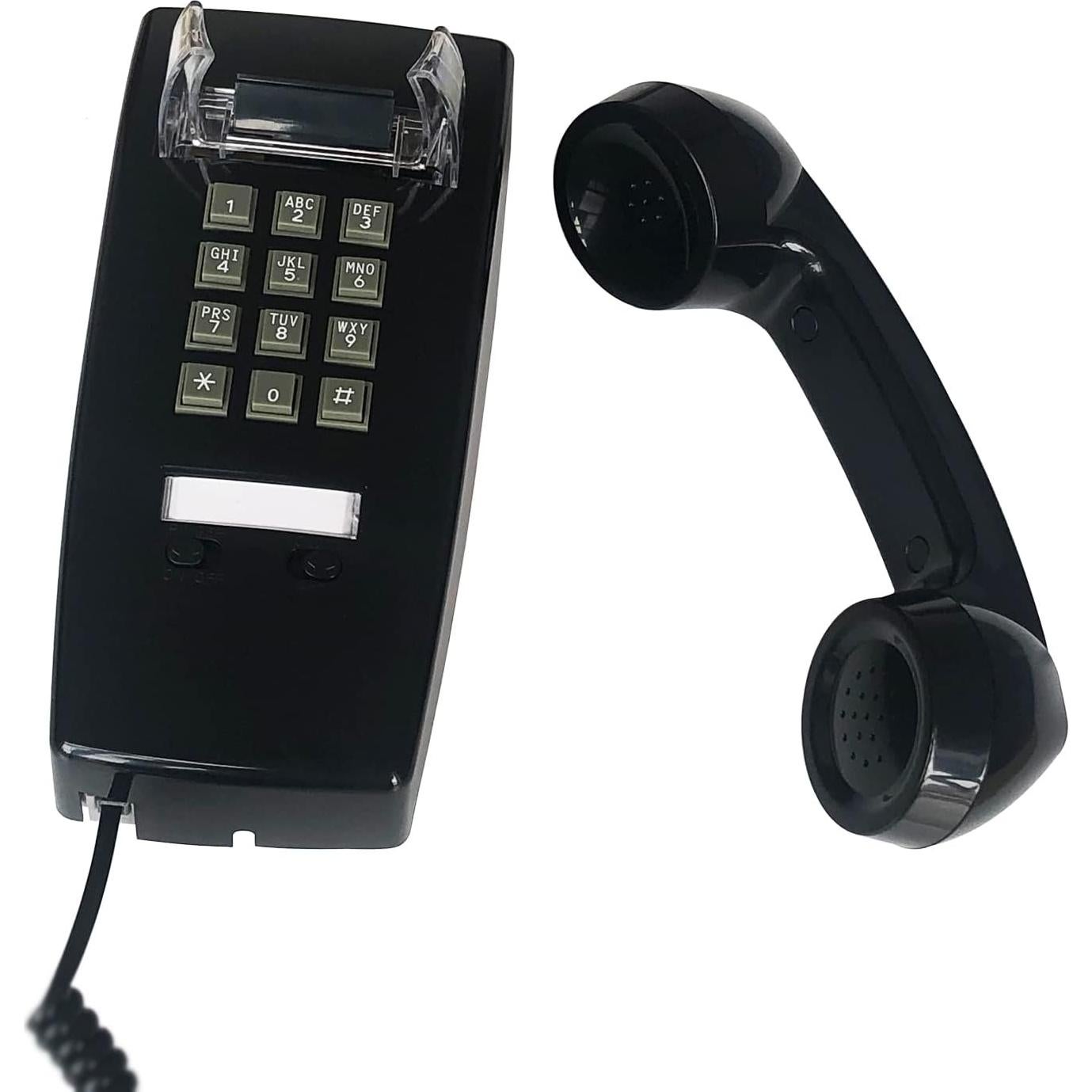 Teléfono de Pared Retro Artisam Negro, Analógico 0.90 kg