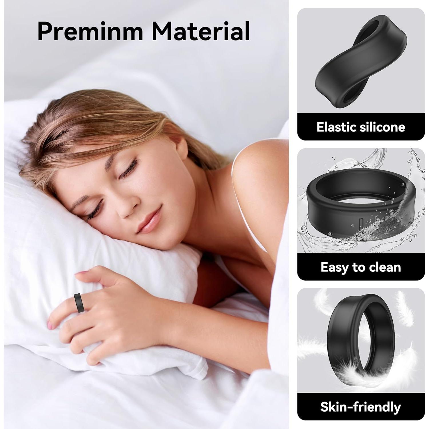 Funda de Silicona Ultra Fina DDJ para Samsung Galaxy Ring - Tamaño S