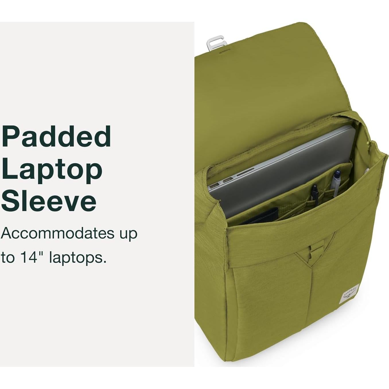 Mochila Osprey Arcane Flap Pack 14L Negra para Laptop