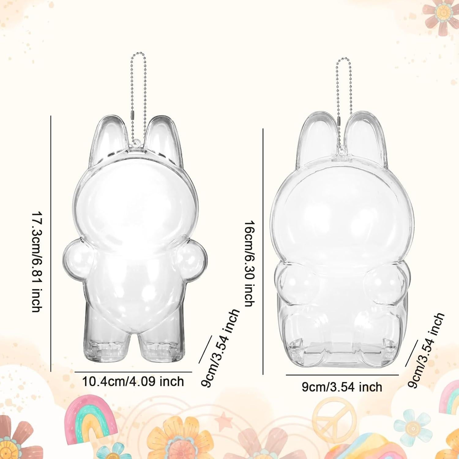 Fundas Protectores Acrílicos para Muñecas de Caja Sorpresa - LIN-YL