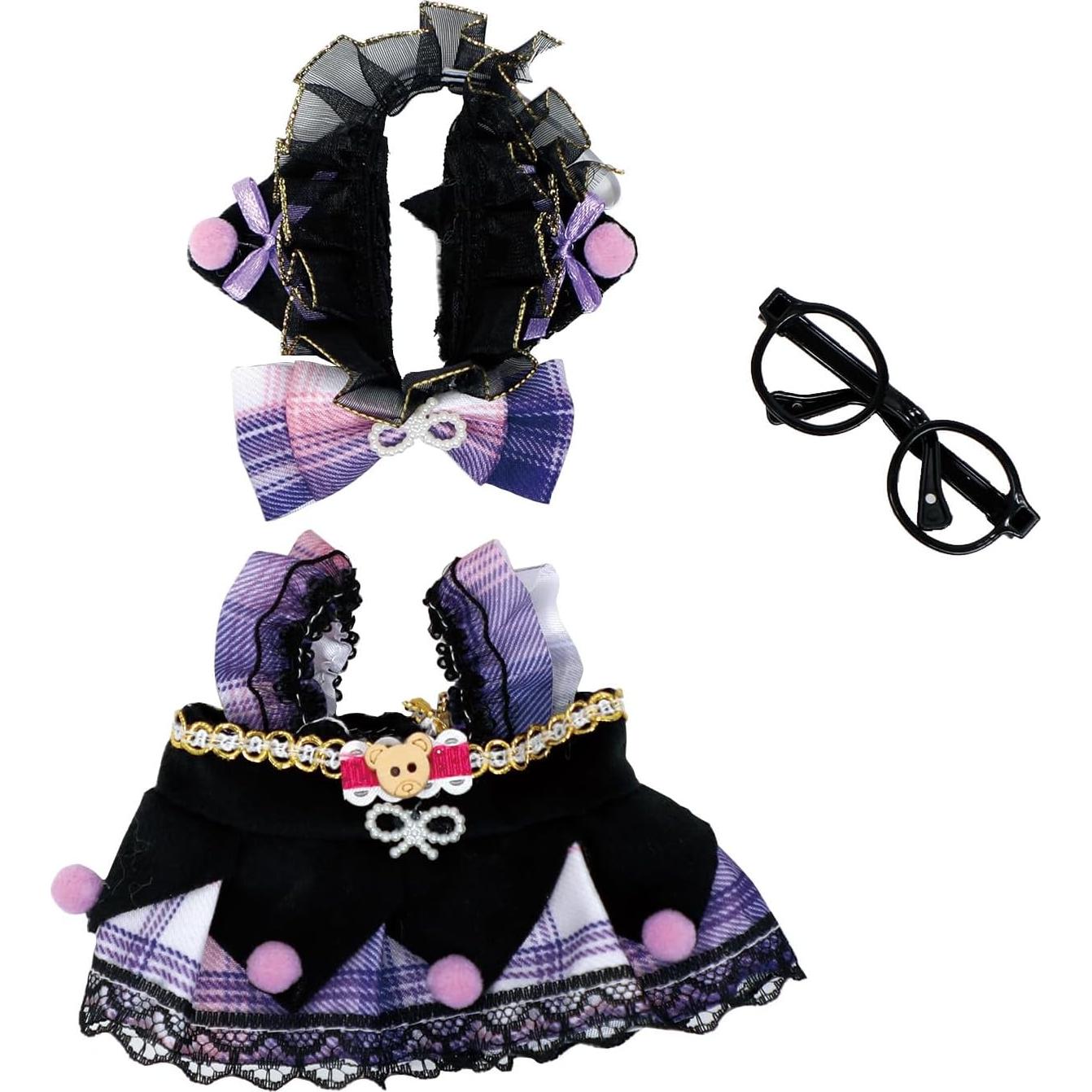 Conjunto de Ropa de Muñeca 17cm Boxveria Chic de Lujo