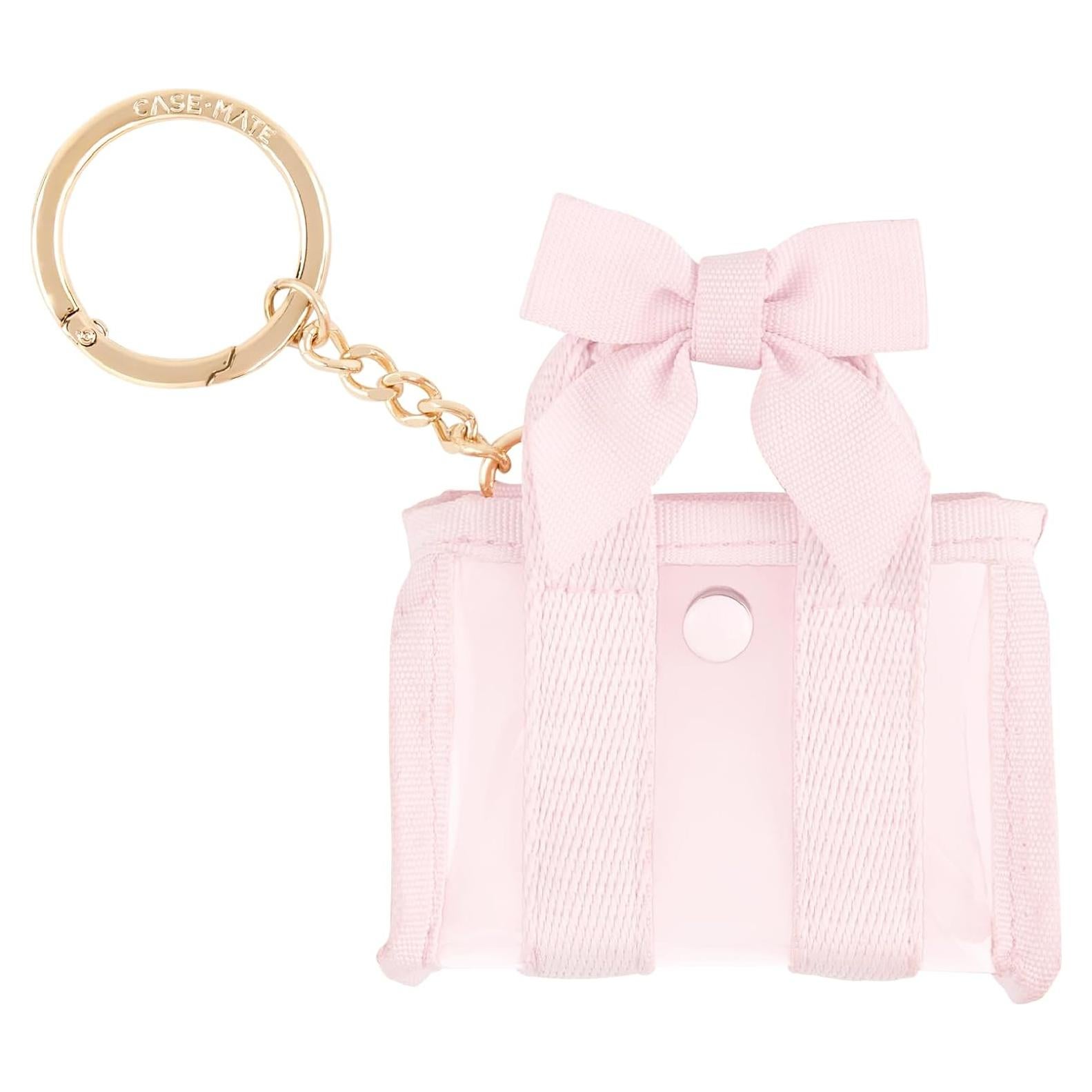 Encanto de Llavero de Bolsa Case-Mate Moño Rosa Ballet