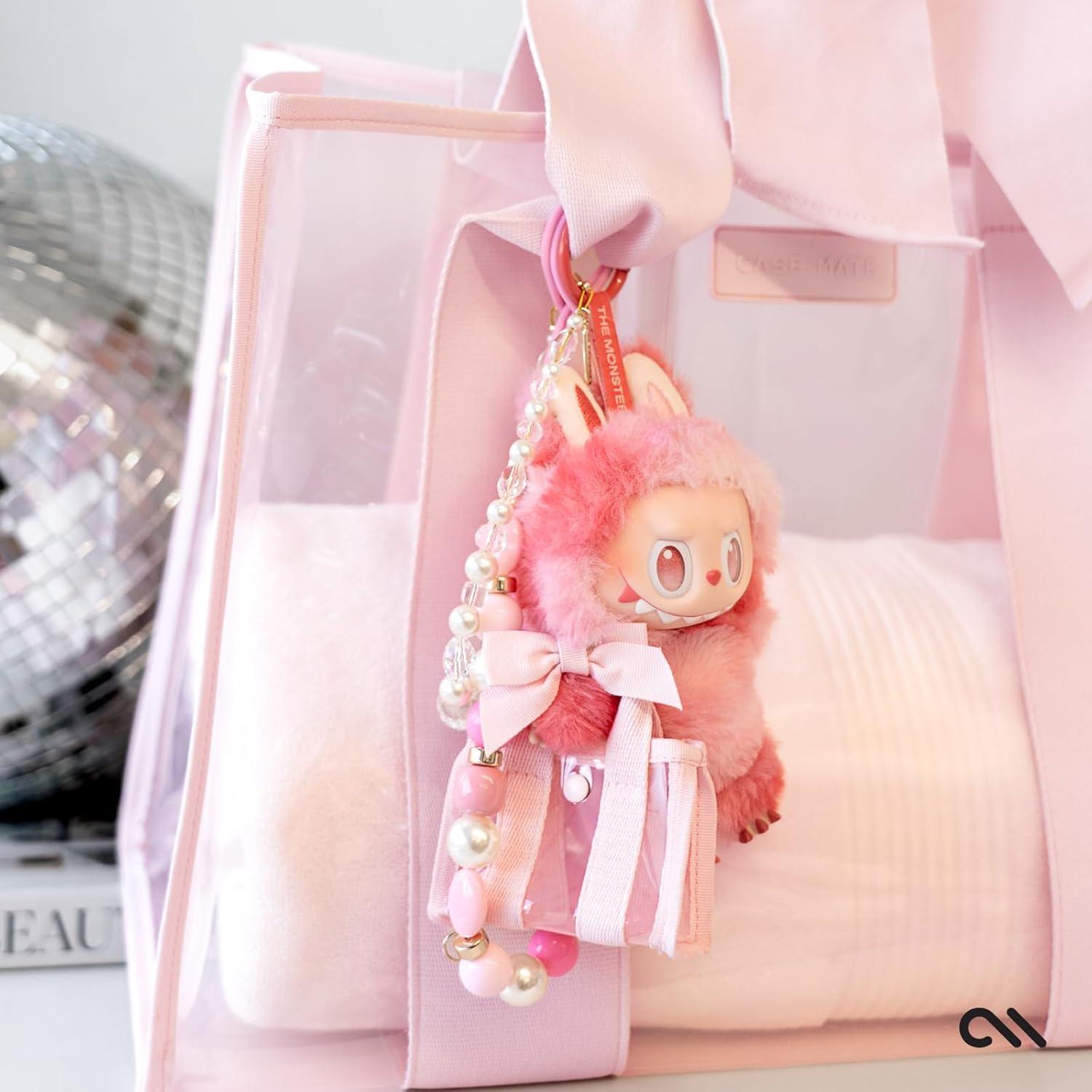 Encanto de Llavero de Bolsa Case-Mate Moño Rosa Ballet