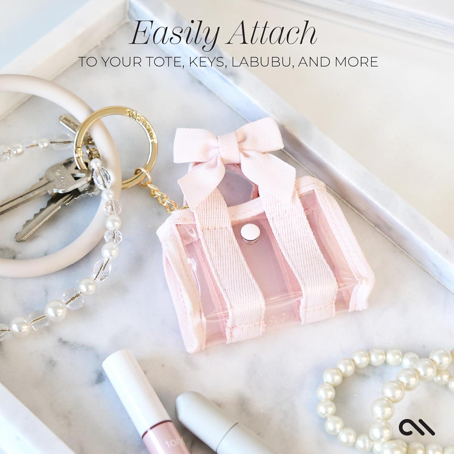 Encanto de Llavero de Bolsa Case-Mate Moño Rosa Ballet