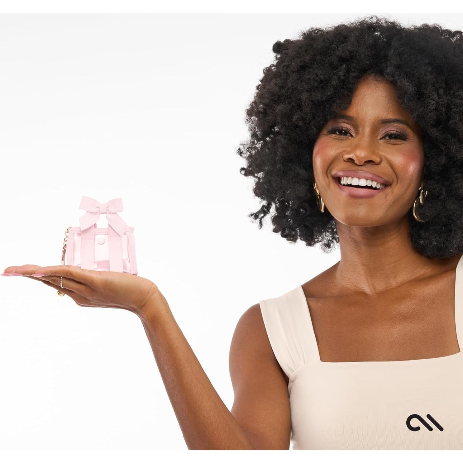 Encanto de Llavero de Bolsa Case-Mate Moño Rosa Ballet