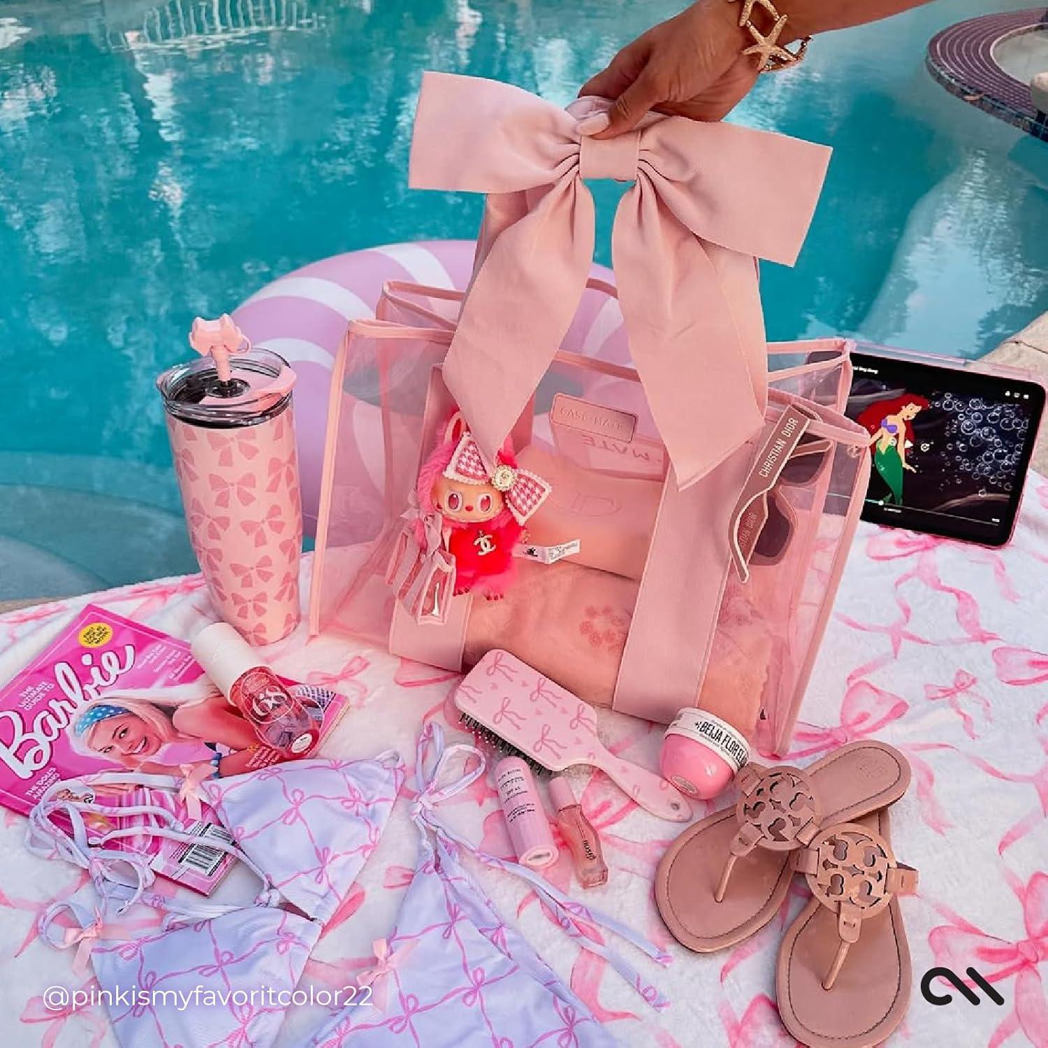 Encanto de Llavero de Bolsa Case-Mate Moño Rosa Ballet