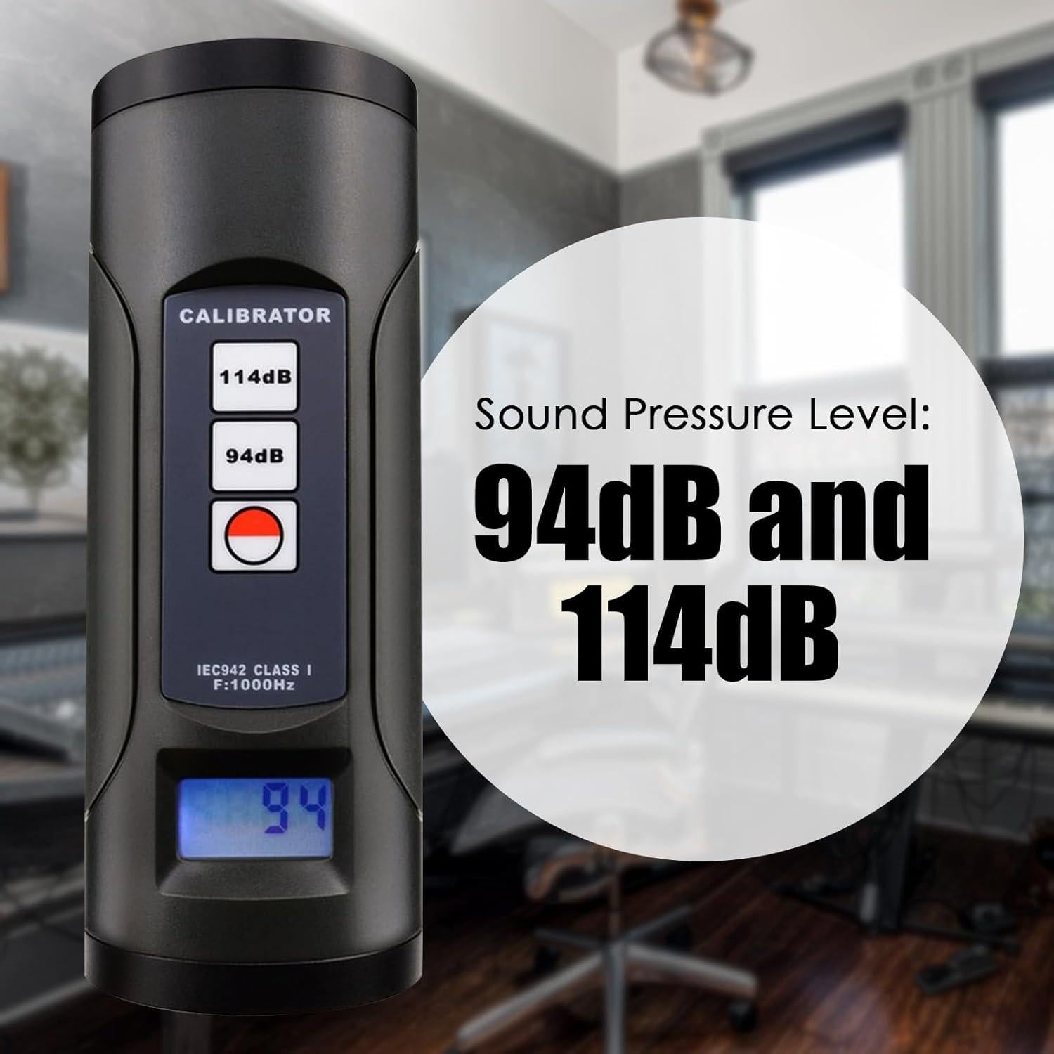 Calibrador de Nivel de Sonido TekcoPlus SLTK-885B 94-114dB