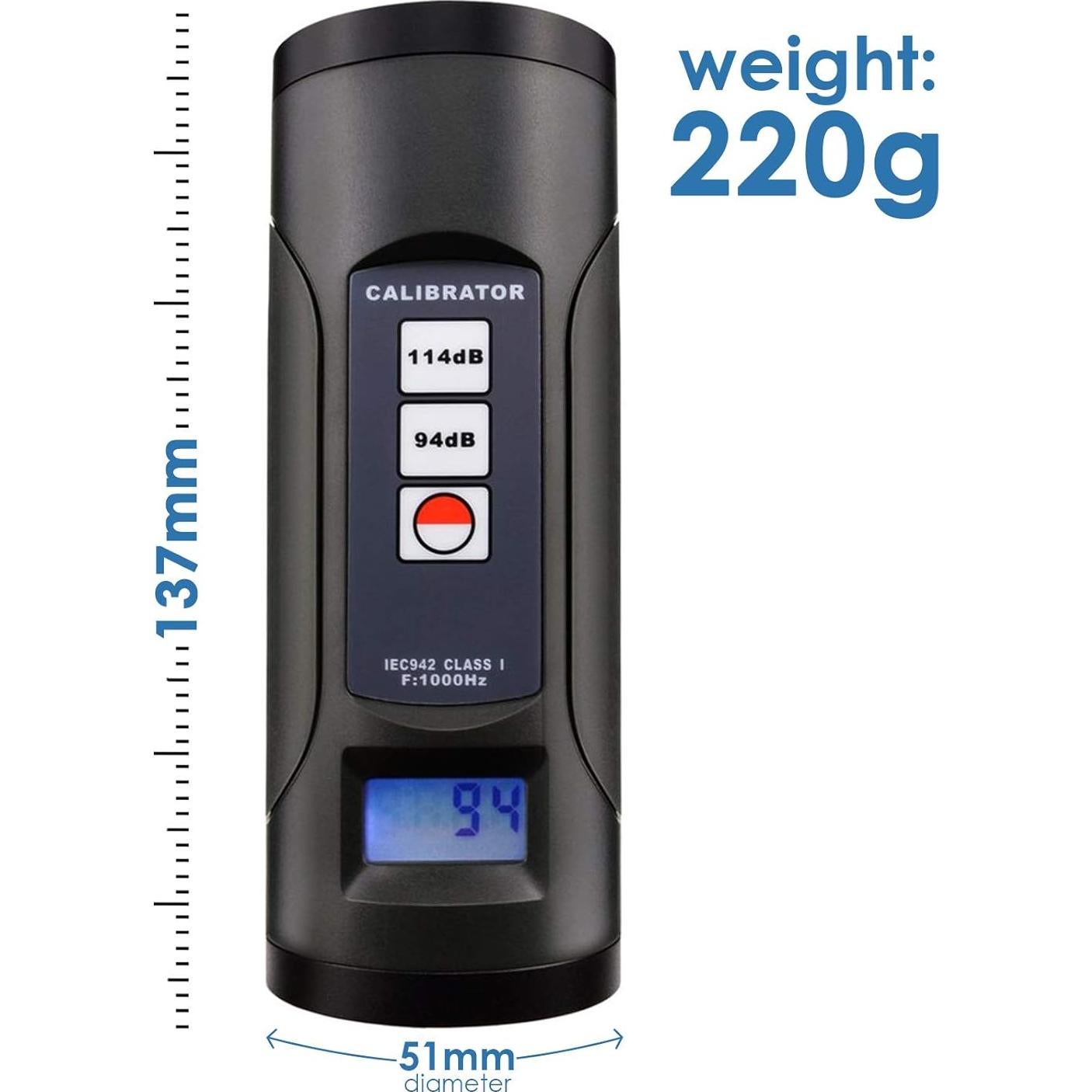 Calibrador de Nivel de Sonido TekcoPlus SLTK-885B 94-114dB