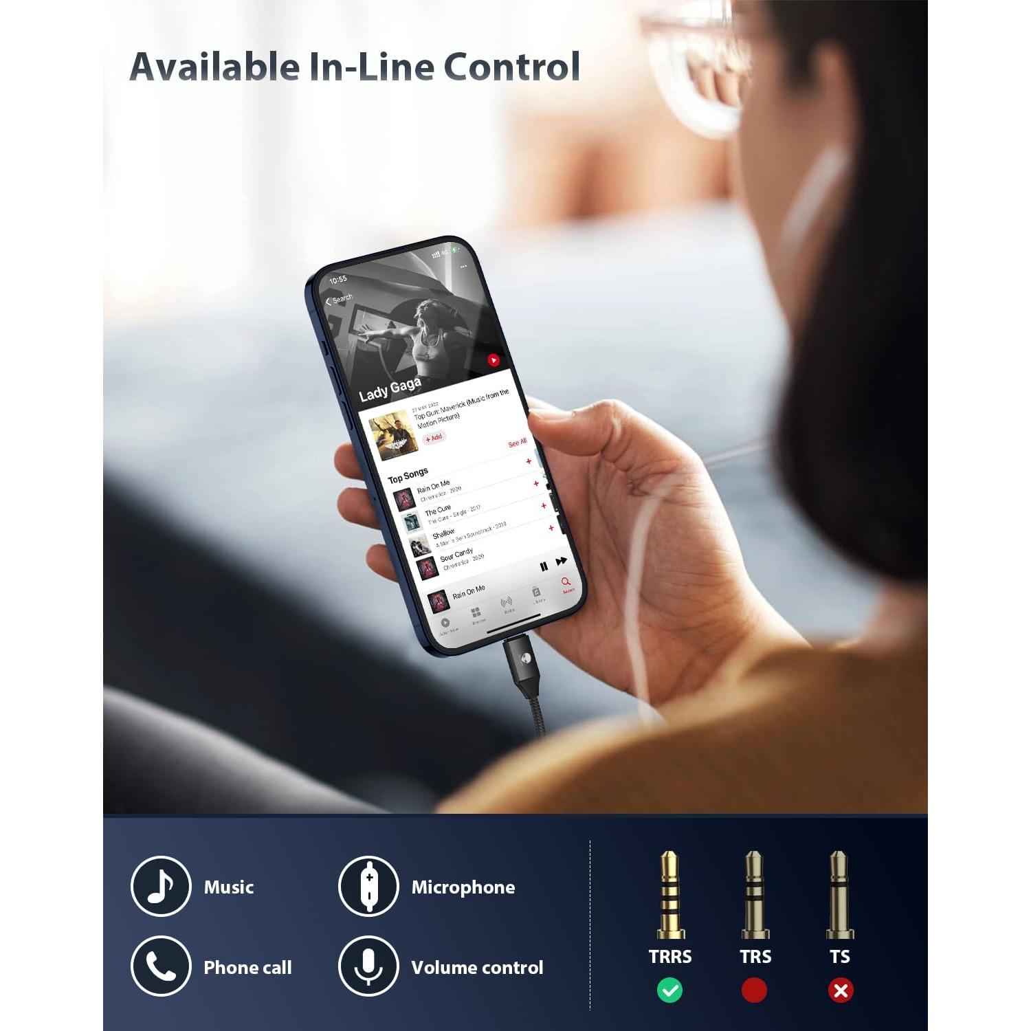 Adaptador USB C a 3.5mm Stouchi - Audio Hi-Fi para Móviles