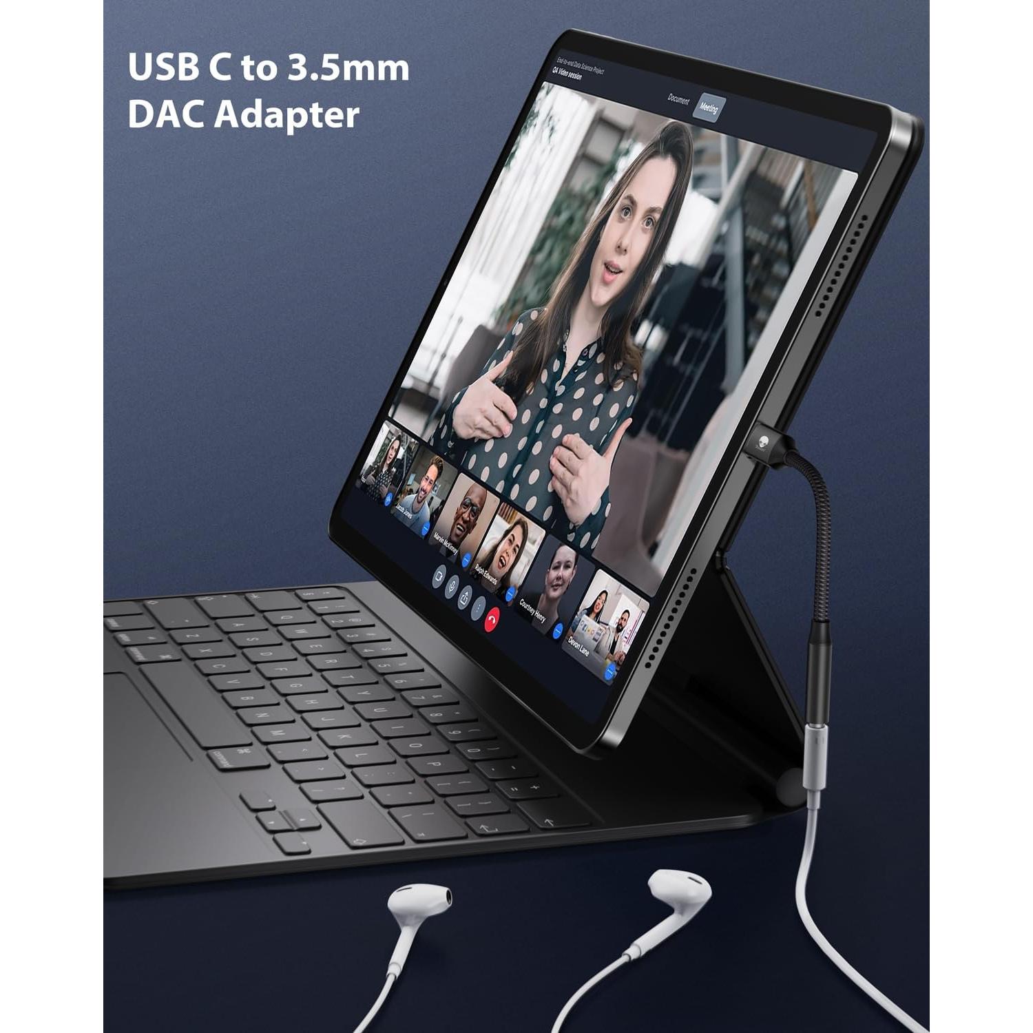 Adaptador USB C a 3.5mm Stouchi - Audio Hi-Fi para Móviles