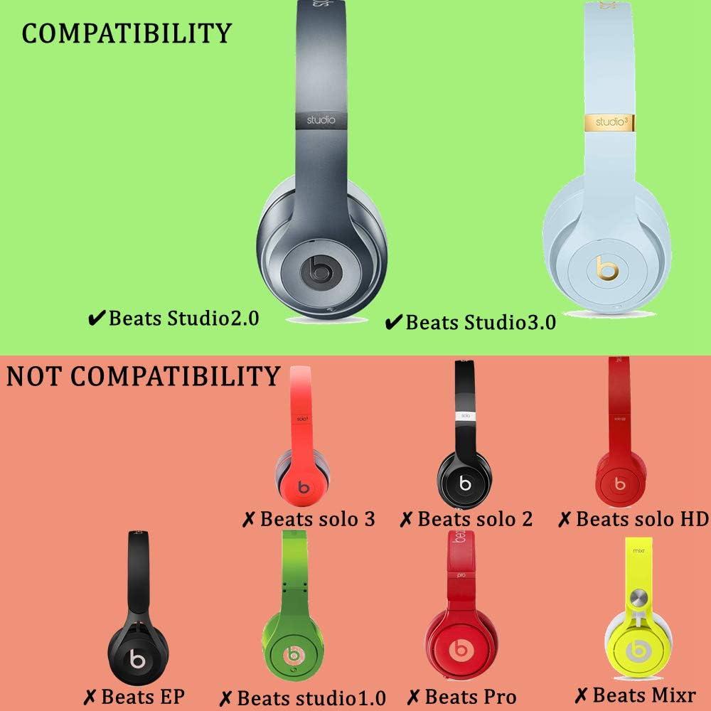 Almohadillas de Repuesto para Auriculares Beats Studio 2 y 3 - Negro