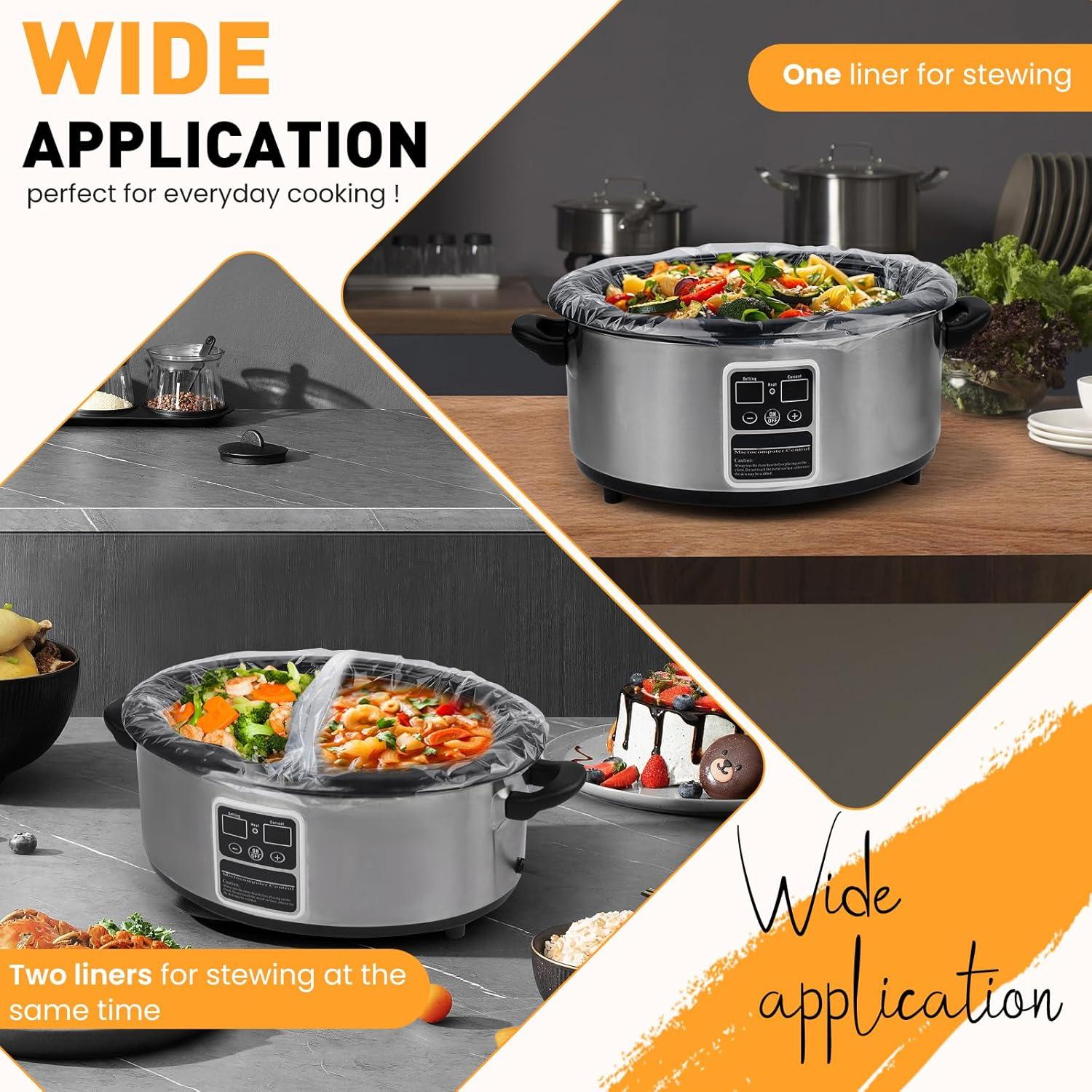 Forros Desechables para Olla de Cocción Lenta YixangDD 30 Unidades 33x53cm