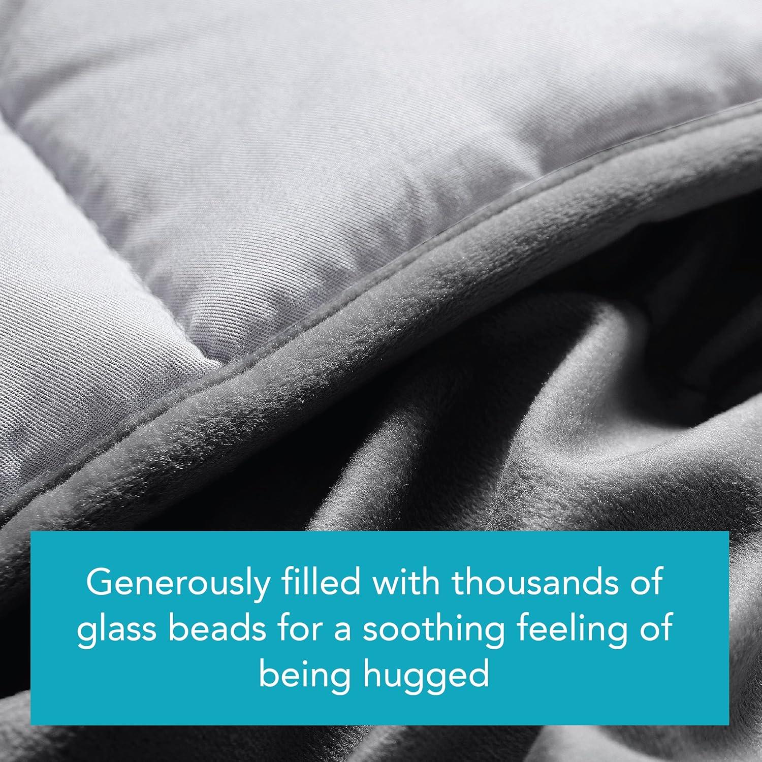 Manta con Peso Reversible Dream Lab 50.8x58.4 cm Carbón