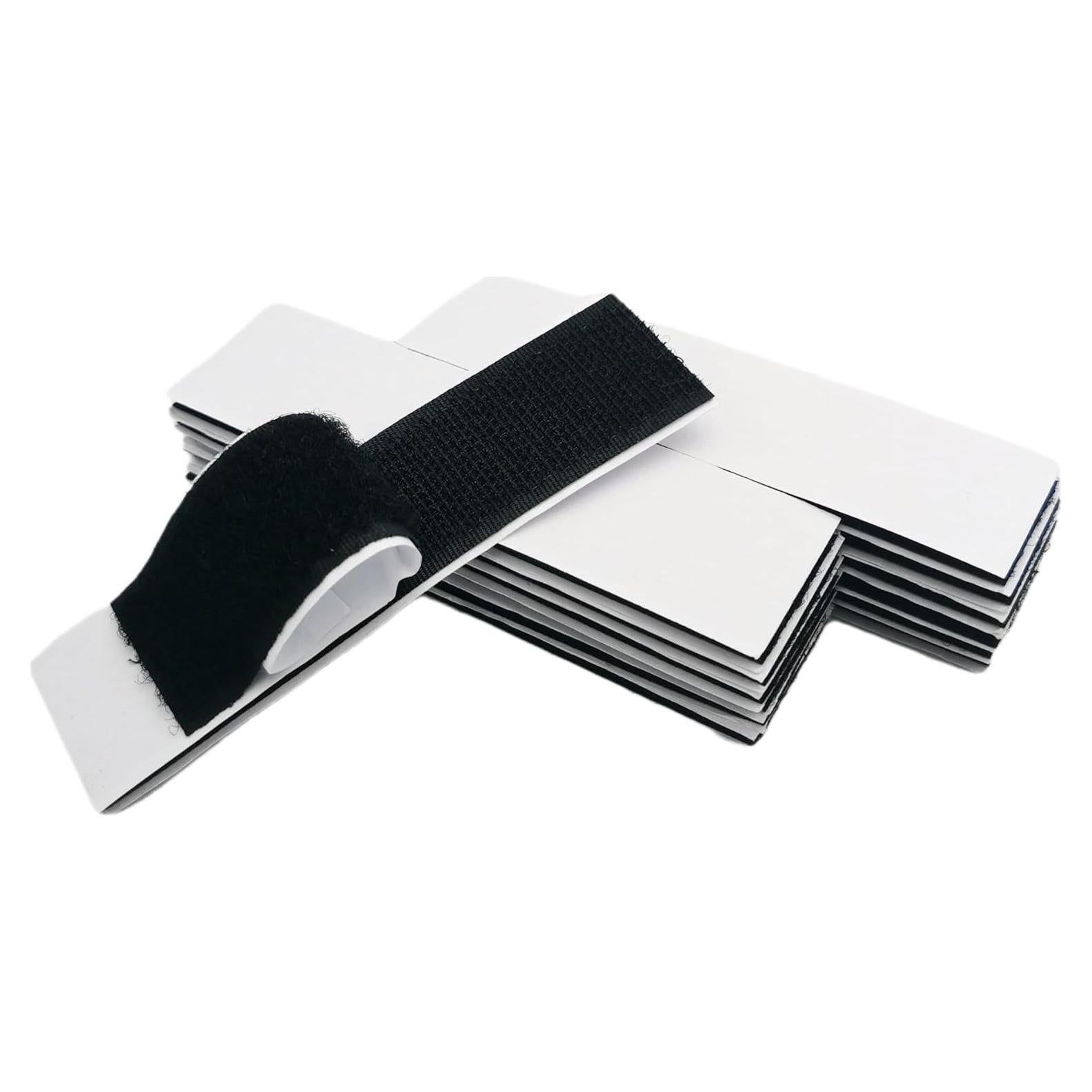 Cinta de Gancho y Bucle Jewoster 16x1x4 Pulgadas Negra