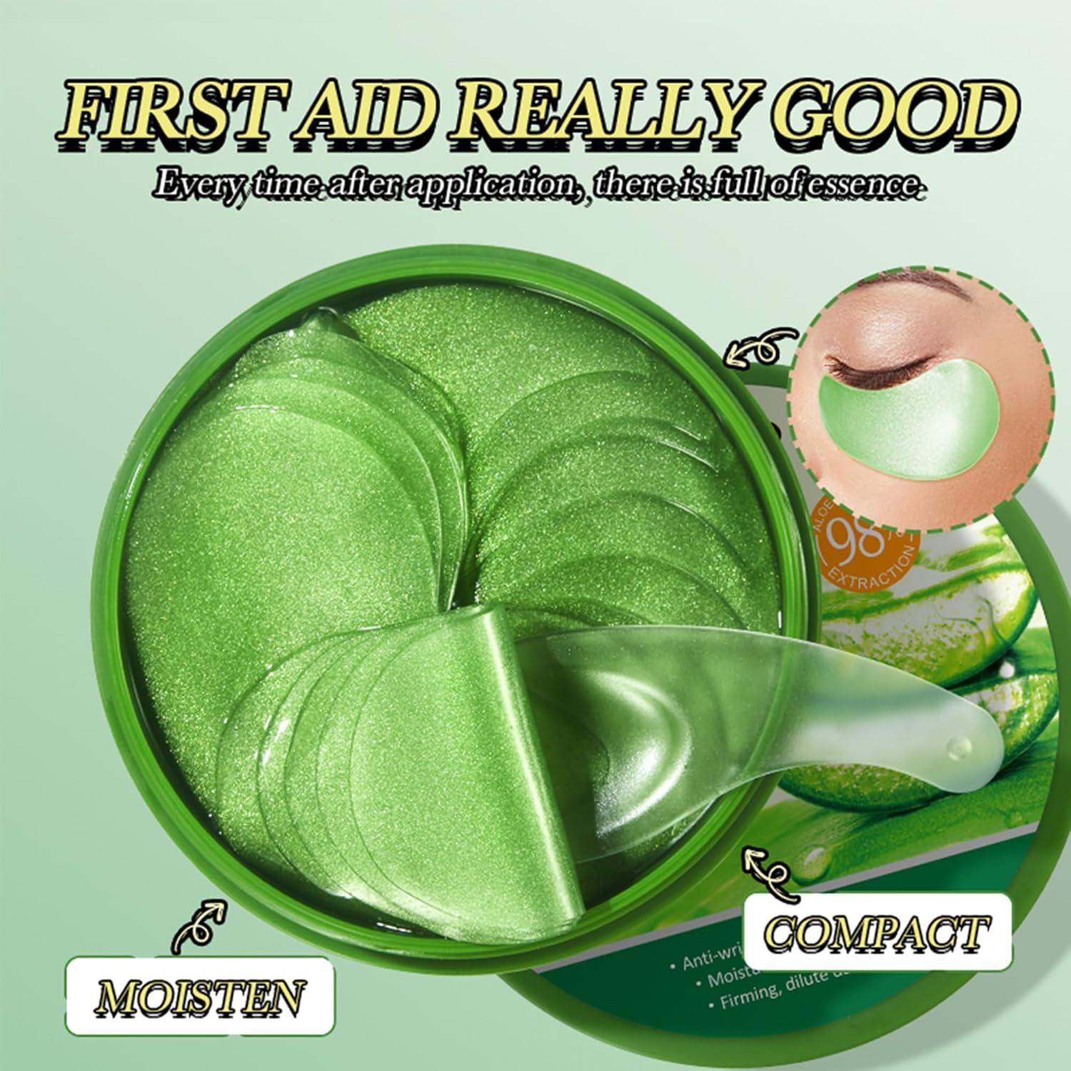 Mascarilla de Ojos de Aloe Vera MIESCHER - 30 Pares Hidratantes