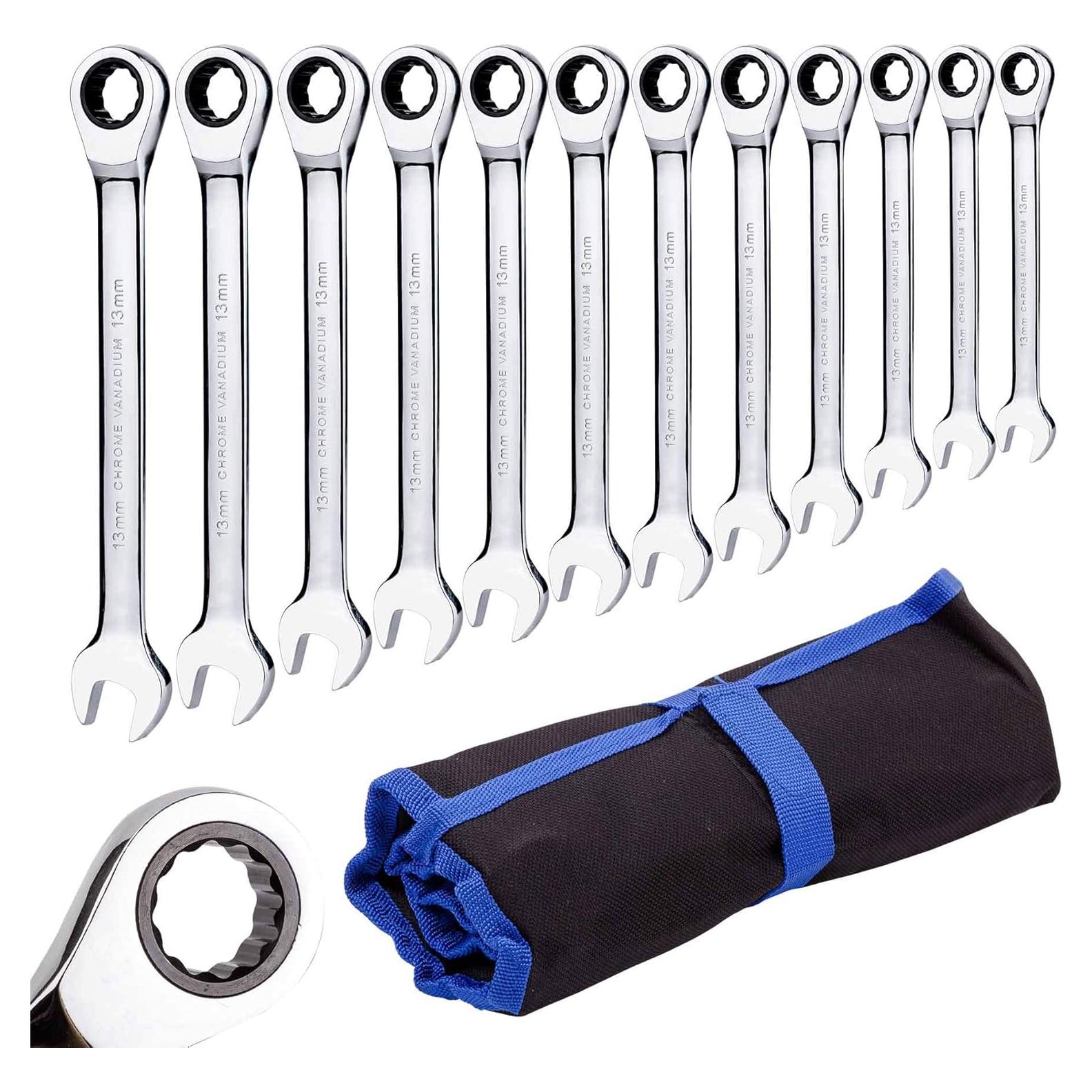 Juego de Llaves Combinadas Qnkaa 12 Piezas 8-19mm