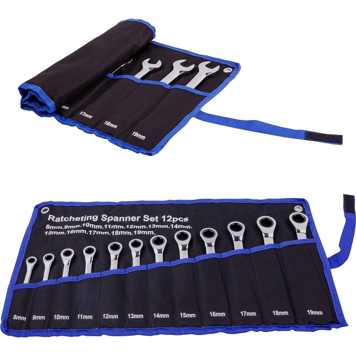 Juego de Llaves Combinadas Qnkaa 12 Piezas 8-19mm