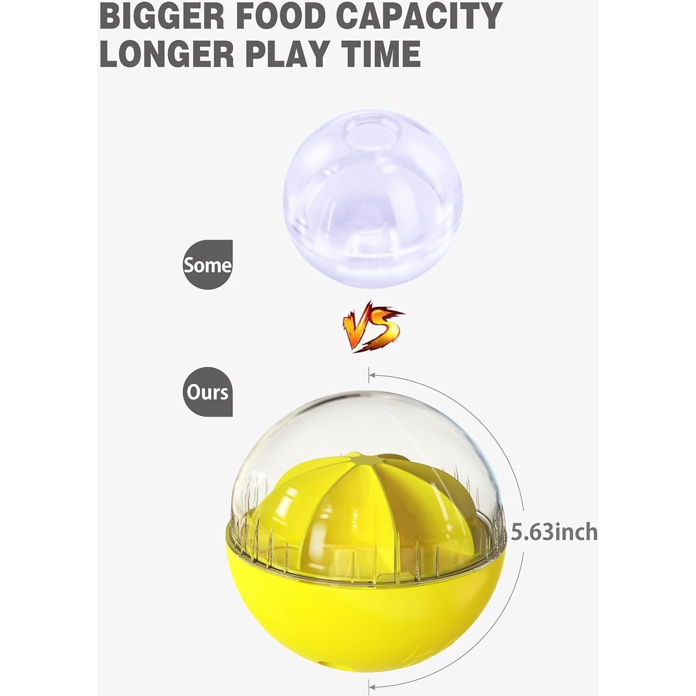 Juguete Interactivo para Perros Aluckmao Amarillo 14cm