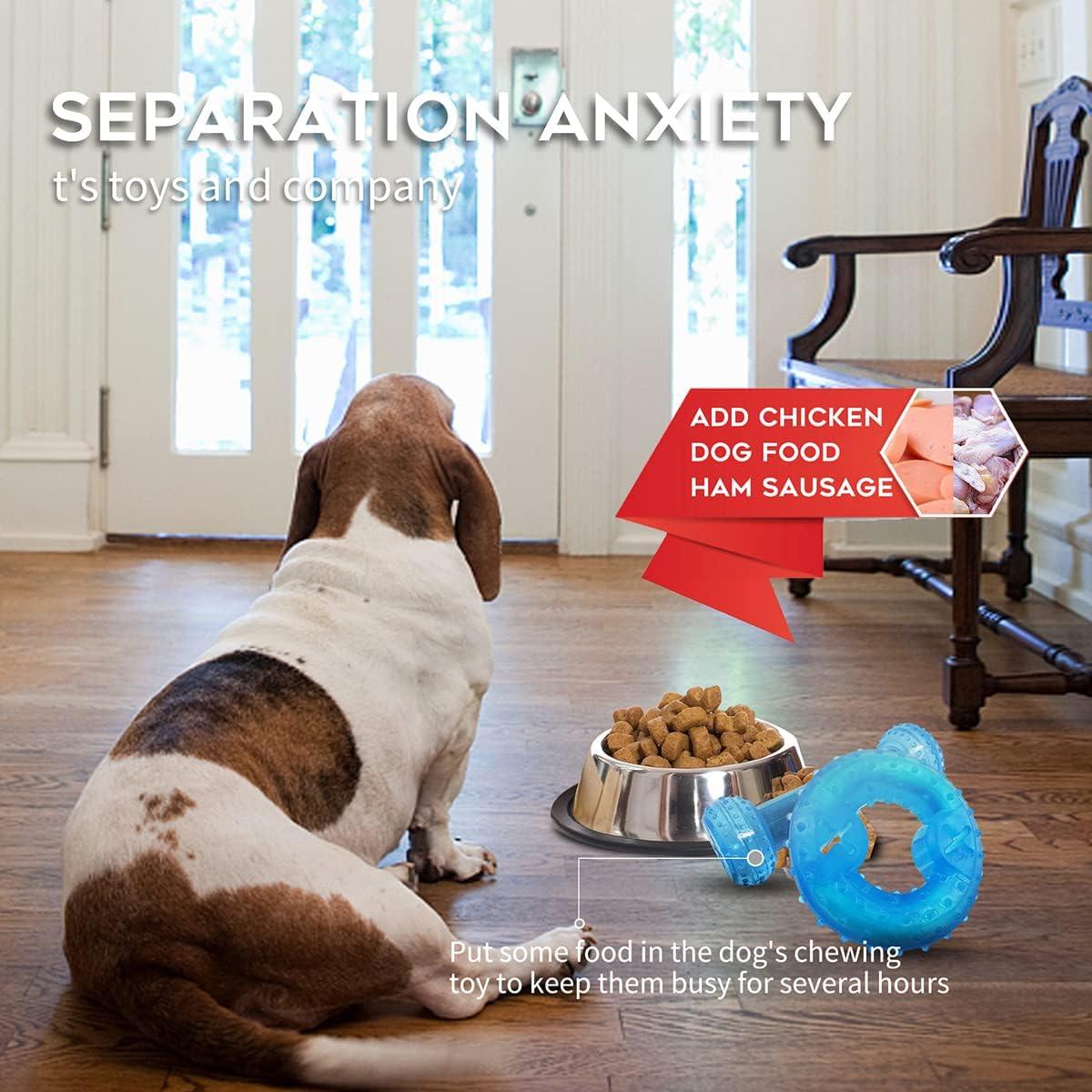 Juguete de Masticar Congelable para Cachorros SPOFLY Azul