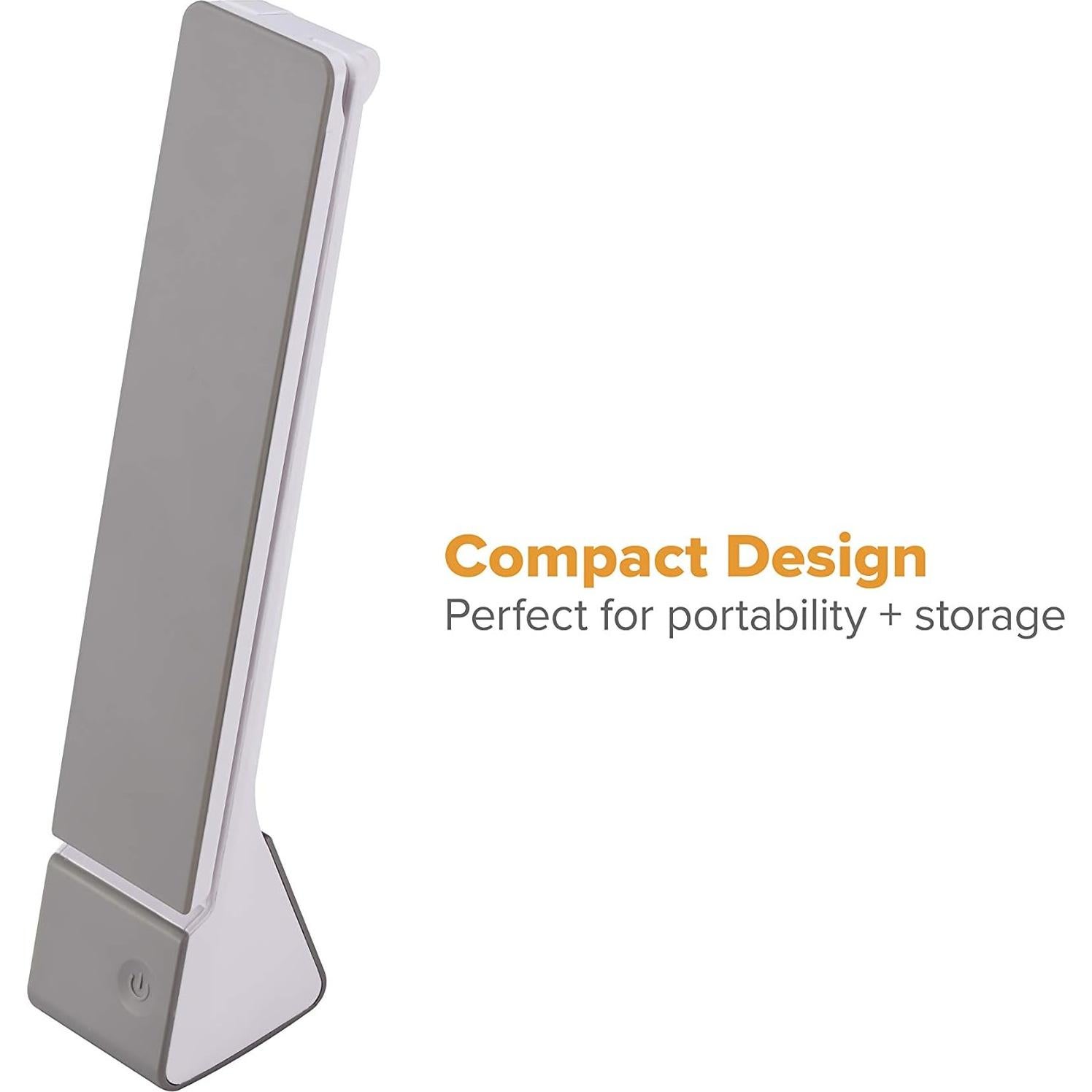 Lámpara de escritorio LED Bostitch Office gris, 3 temperaturas