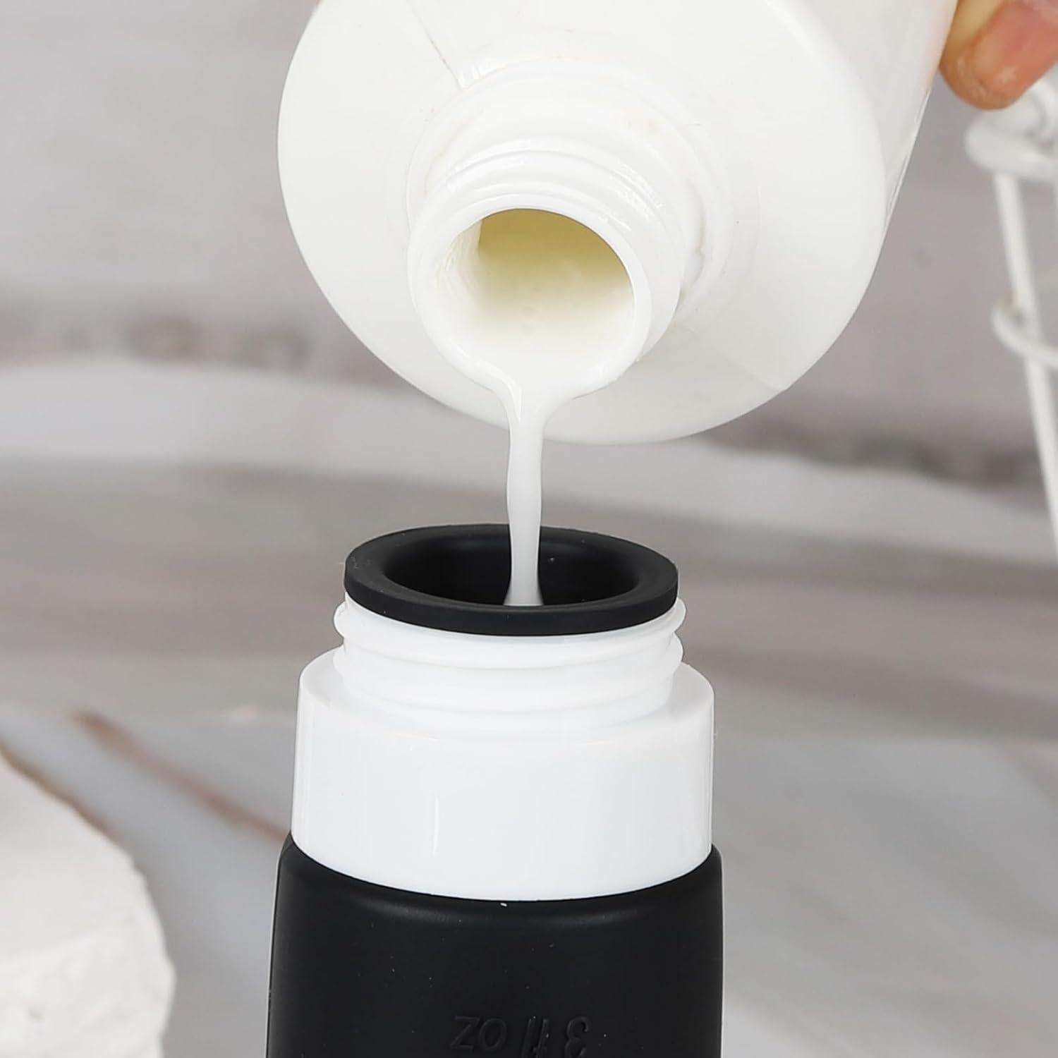 Juego de Botellas de Viaje SARTNP 18 Piezas Silicona 60ml 90ml