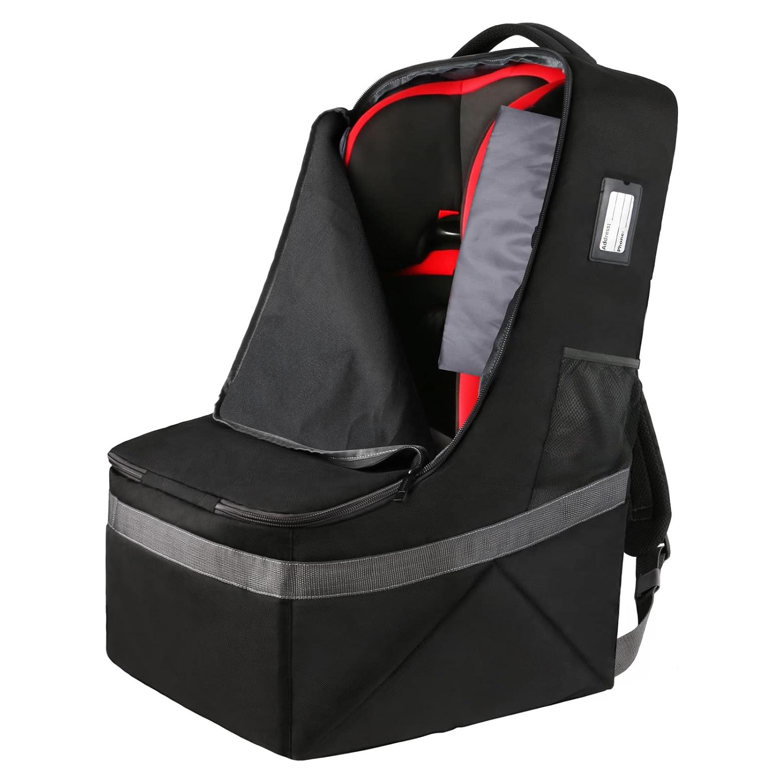 Mochila de Viaje YOREPEK para Asiento de Coche Negro 43x43x71cm