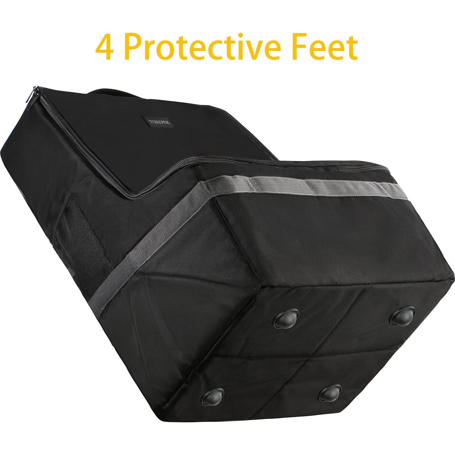 Mochila de Viaje YOREPEK para Asiento de Coche Negro 43x43x71cm