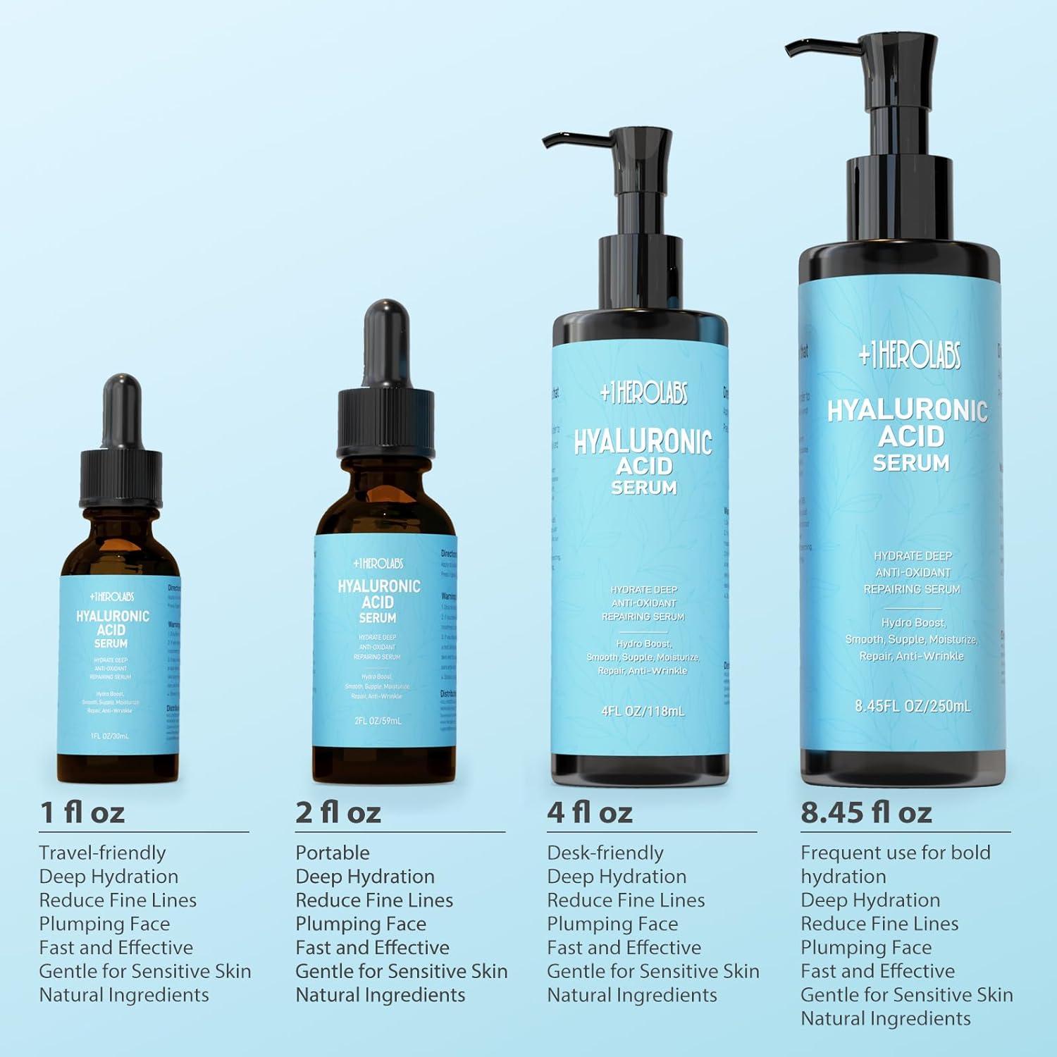 Suero Hidratante Ácido Hialurónico +1HEROLABS 29.57 ml