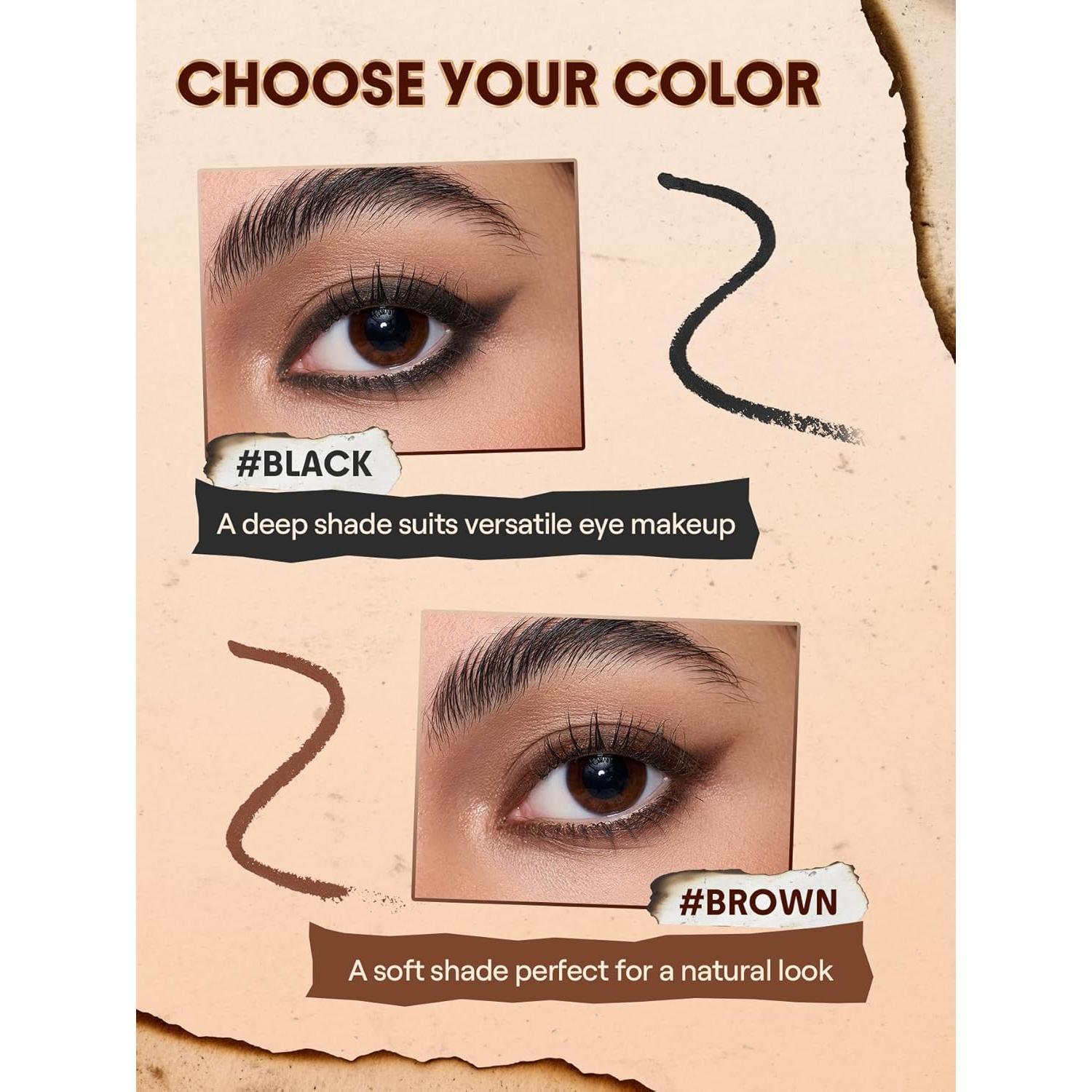 Eyeliner Gel SHEGLAM Impermeable Negro 14cm - Larga Duración