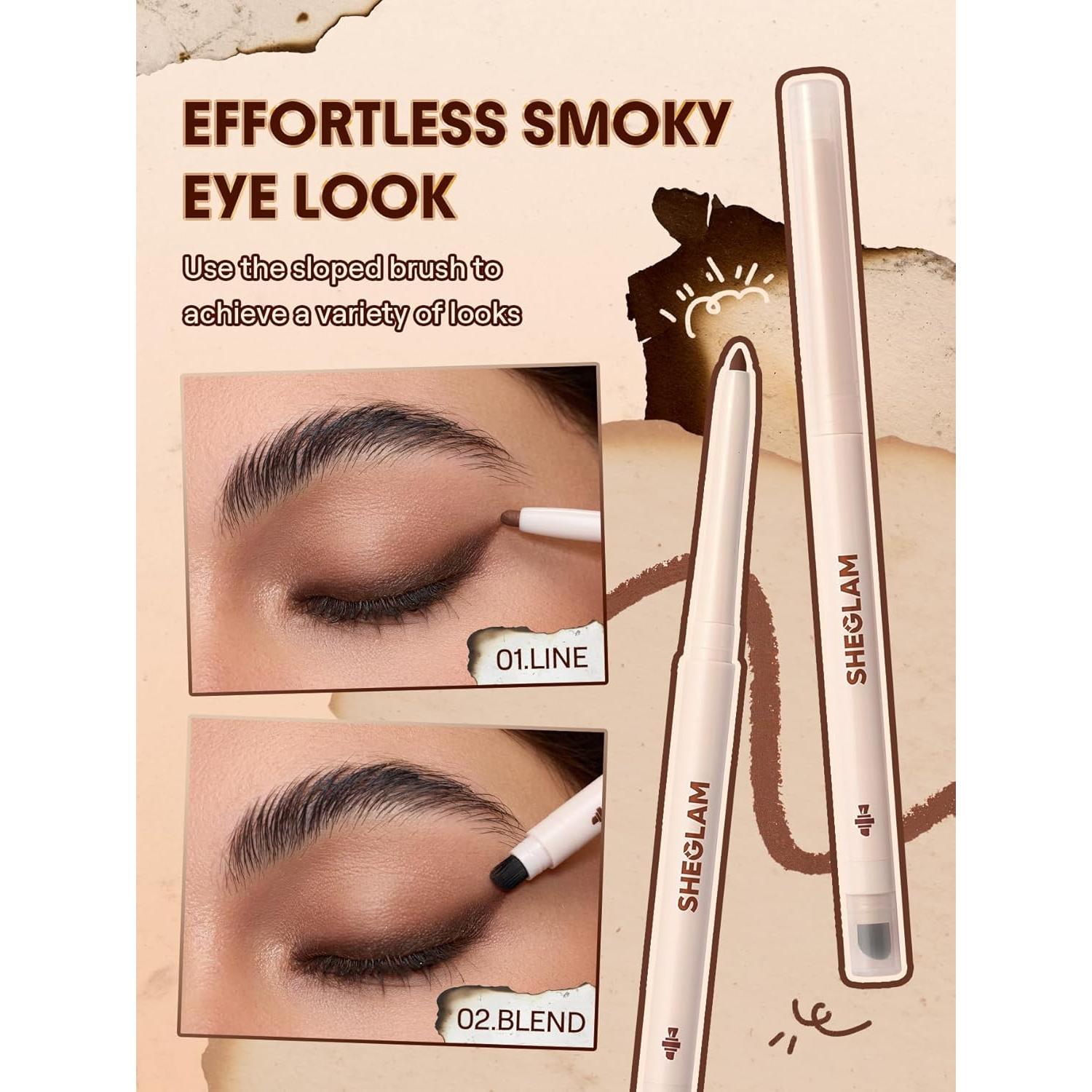 Eyeliner Gel SHEGLAM Impermeable Negro 14cm - Larga Duración