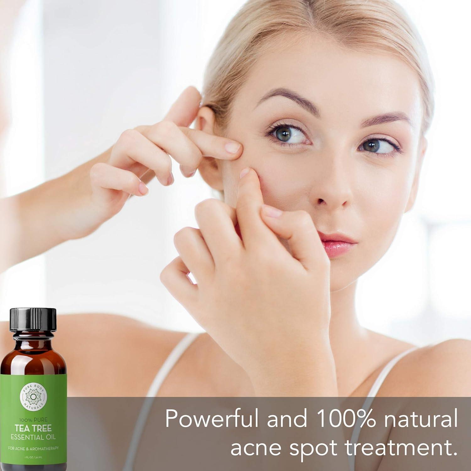 Aceite Esencial de Árbol de Té 30 ml Pure Body Naturals