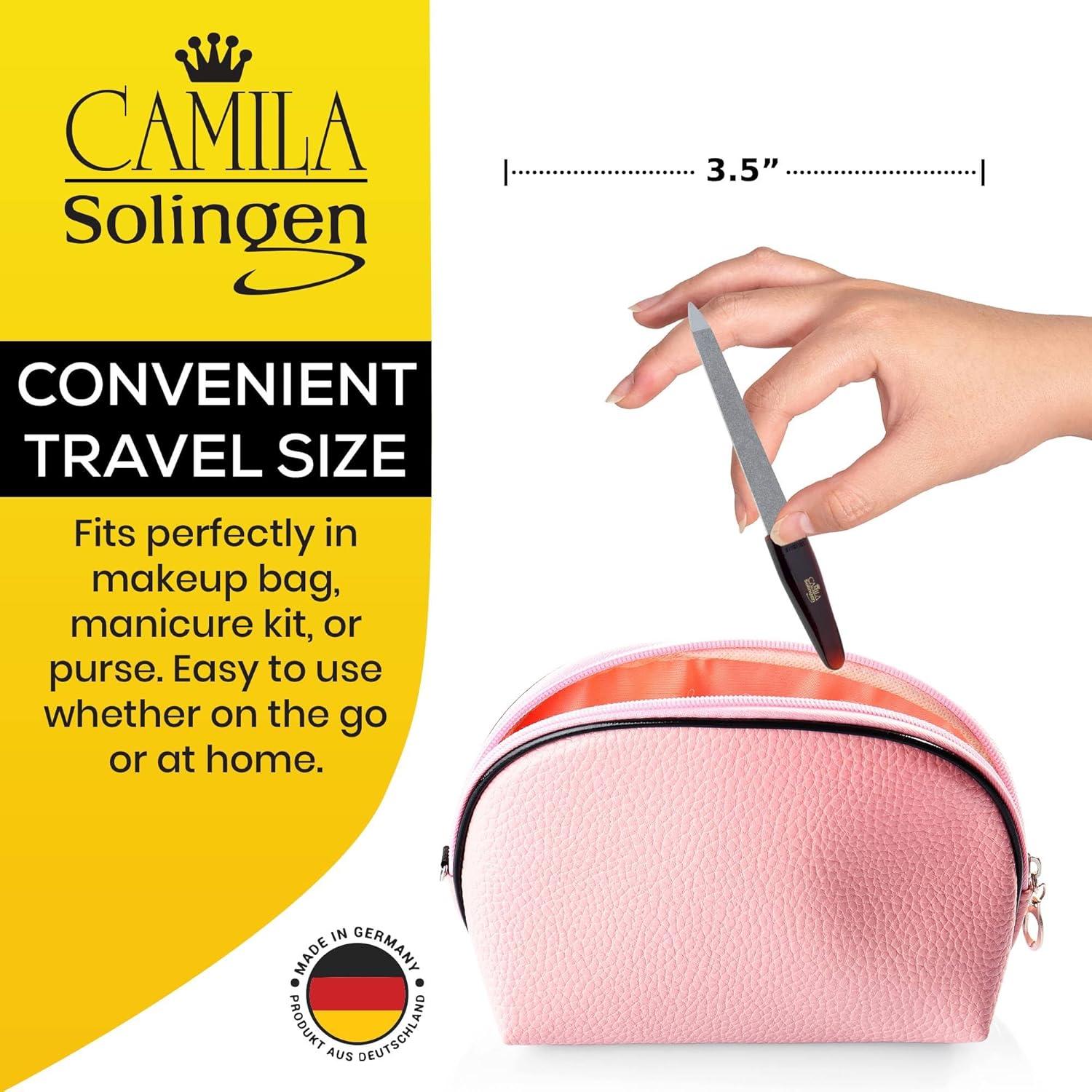 Lima de Uñas de Metal Camila Solingen CS16 8.89 cm Doble Cara