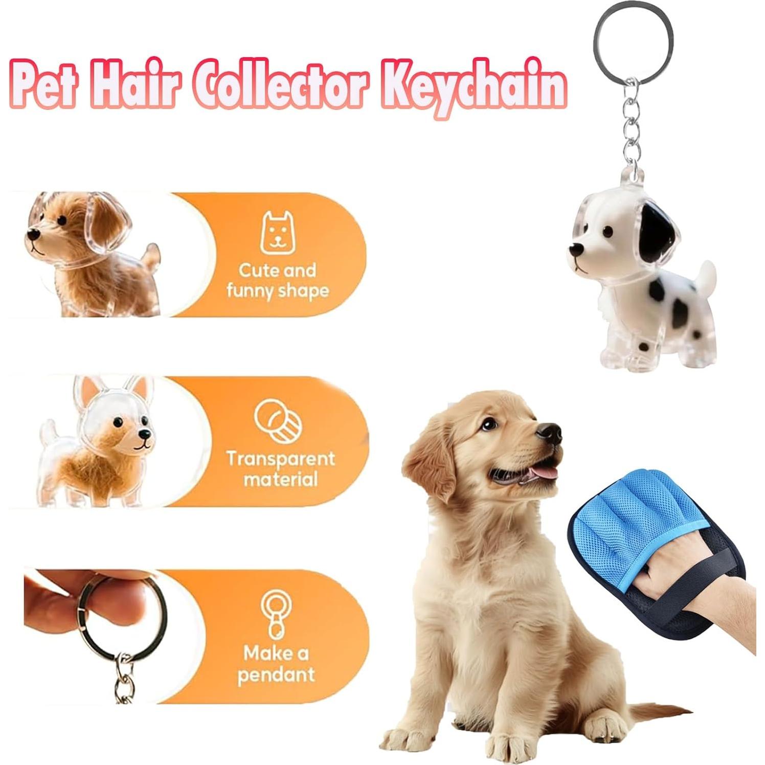 Guante Quitapelos para Mascotas BHXGLWK Azul Reutilizable