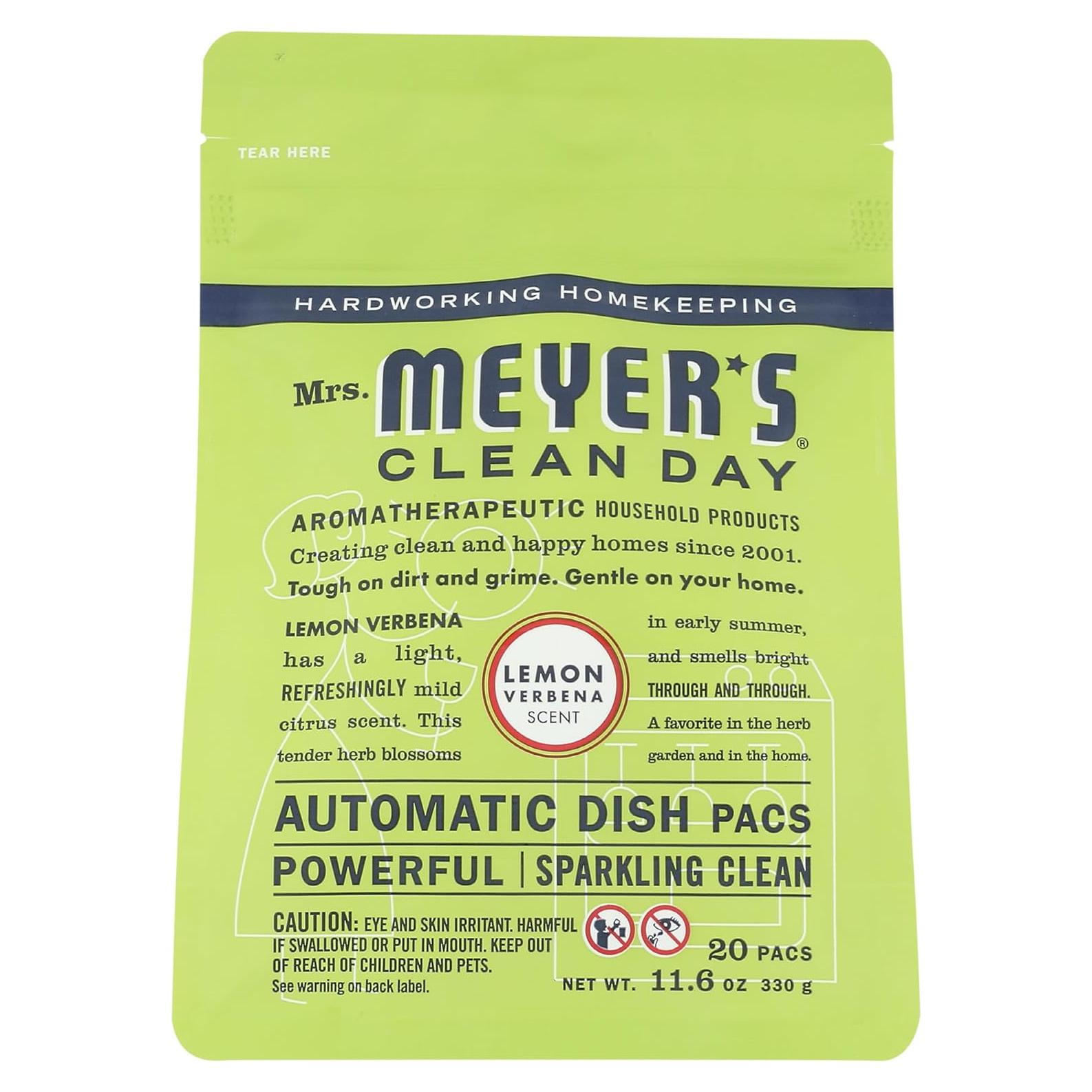 Lavavajillas Mrs. Meyer's 329g Verbena de Limón Biodegradable