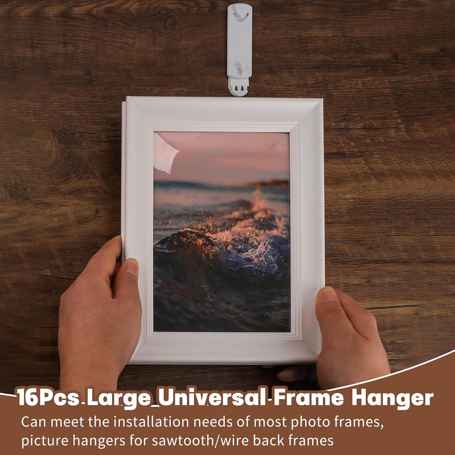 18 Soportes Adhesivos para Cuadros DianshichengJin - Sin Clavos