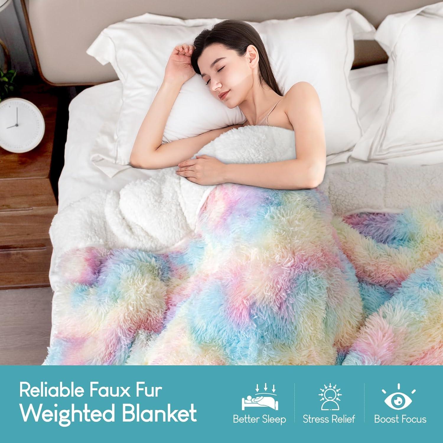 Manta con peso Cottonblue 6.8 kg 122x183 cm suave y cálida