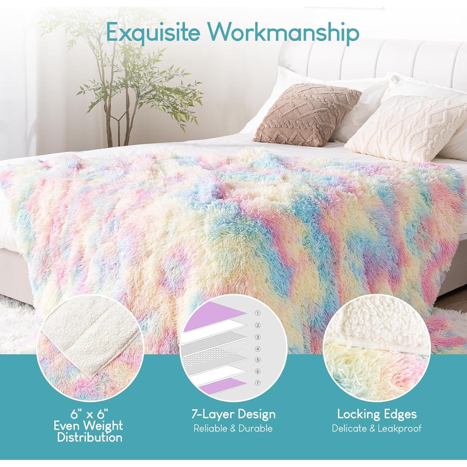 Manta con peso Cottonblue 6.8 kg 122x183 cm suave y cálida