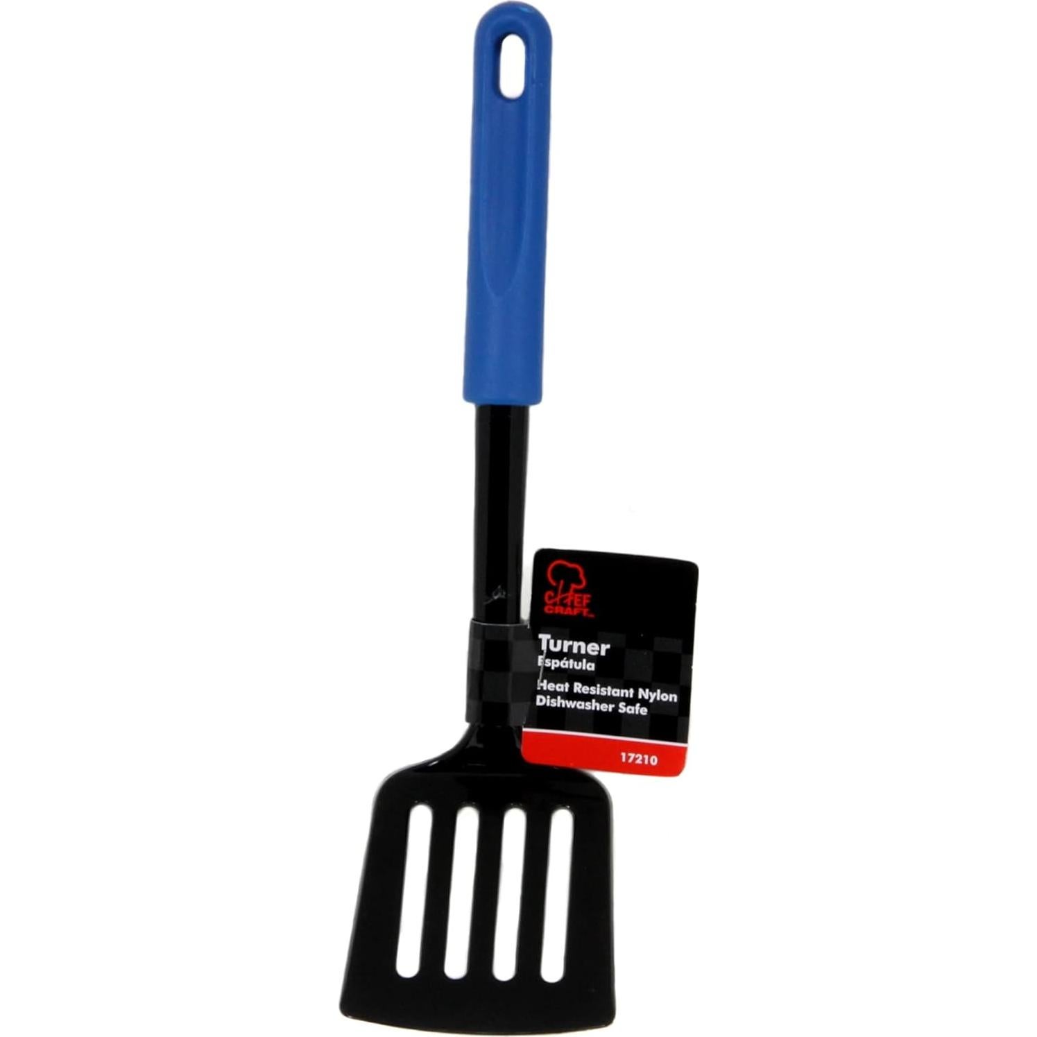 Espátula de Nylon Chef Craft 29.2 cm Azul/Negro Resistente