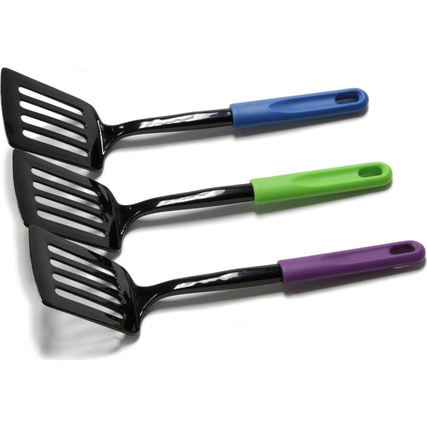 Espátula de Nylon Chef Craft 29.2 cm Azul/Negro Resistente