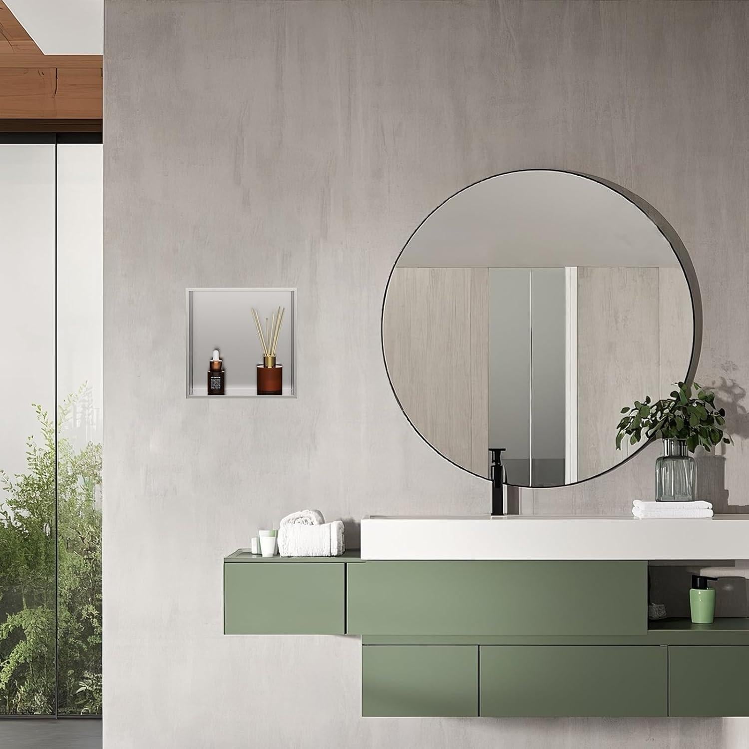 Nicho de Ducha Homevacious 30.48x30.48 cm Acero Inoxidable