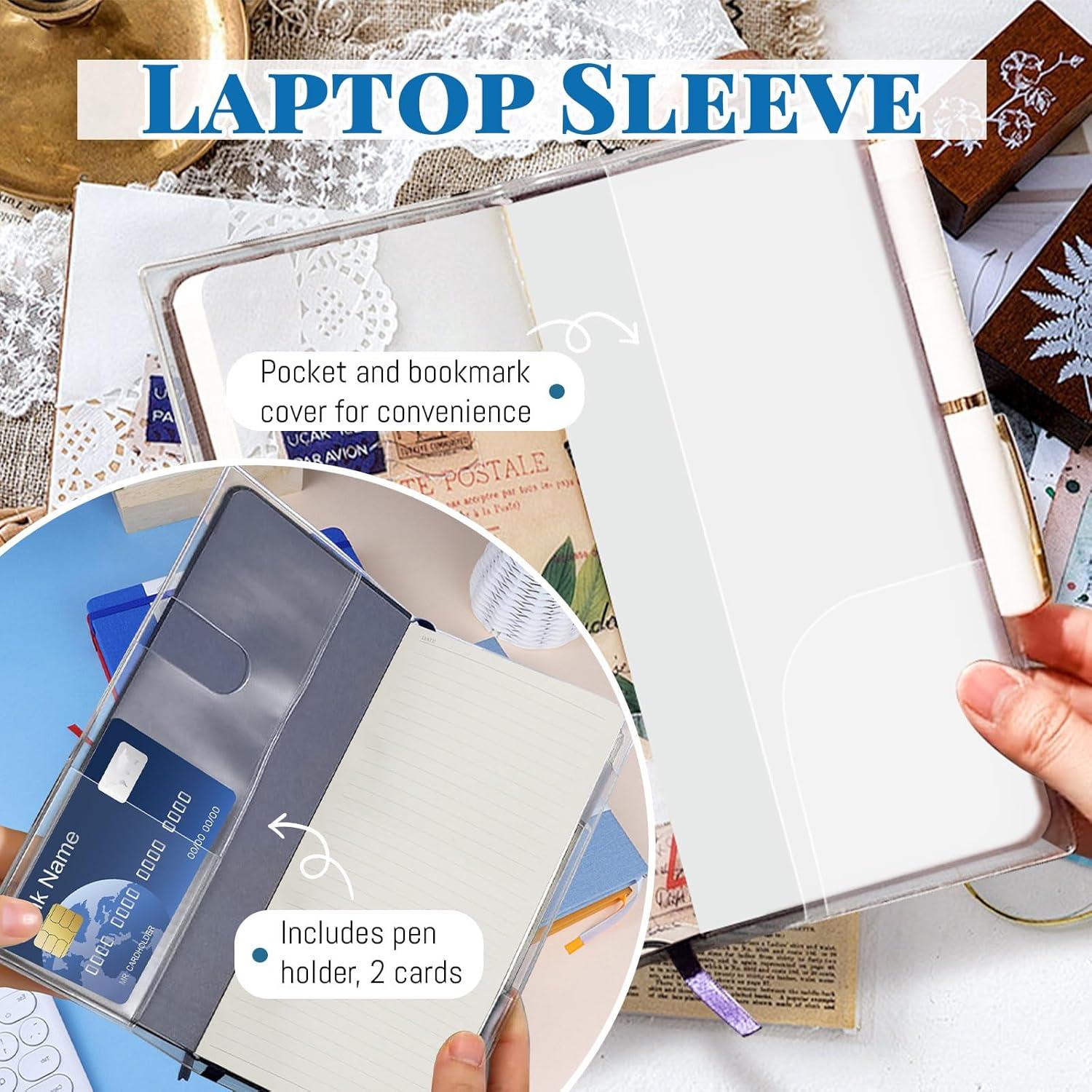 3 Fundas Transparentes PVC Betinyar para Libros y Planificadores