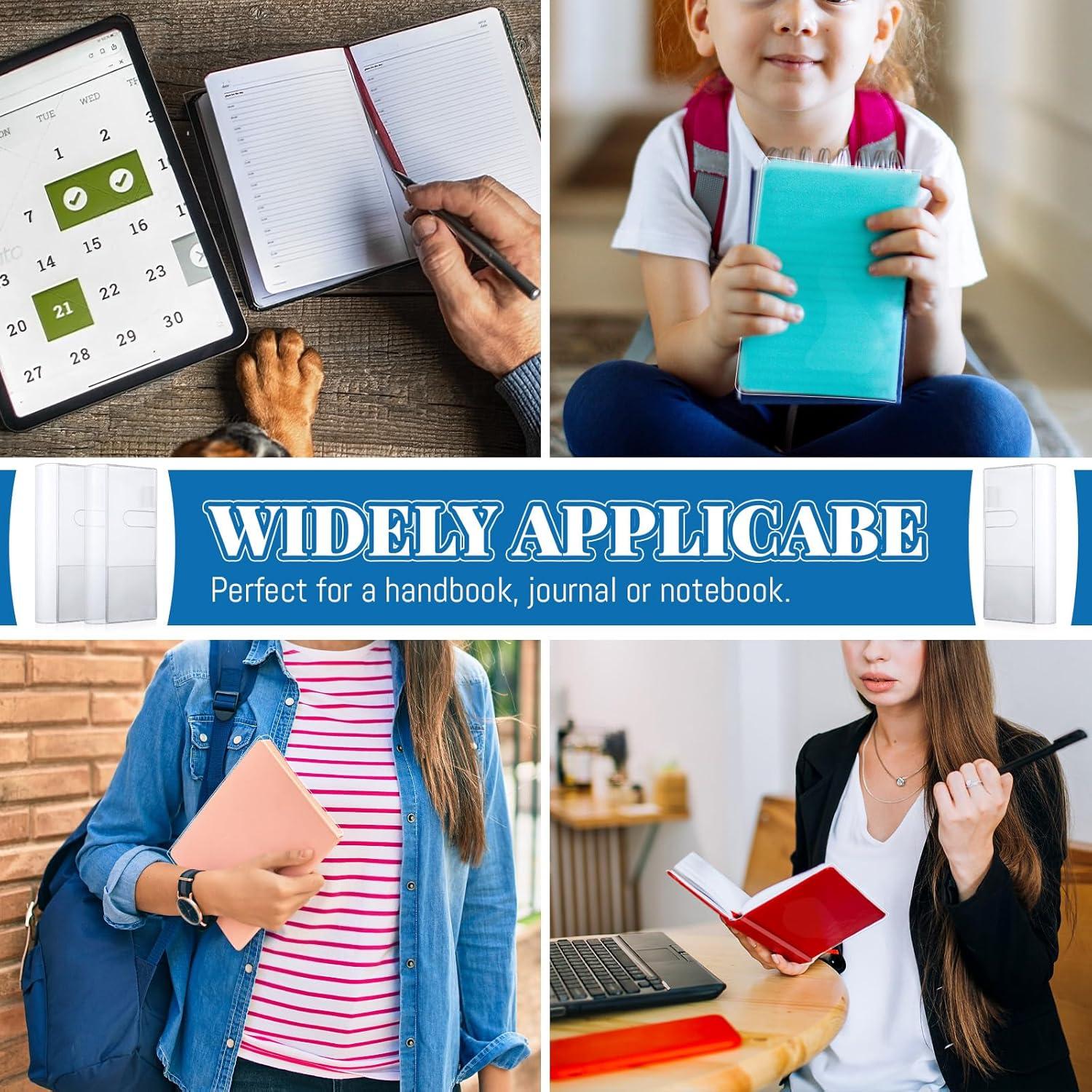 3 Fundas Transparentes PVC Betinyar para Libros y Planificadores