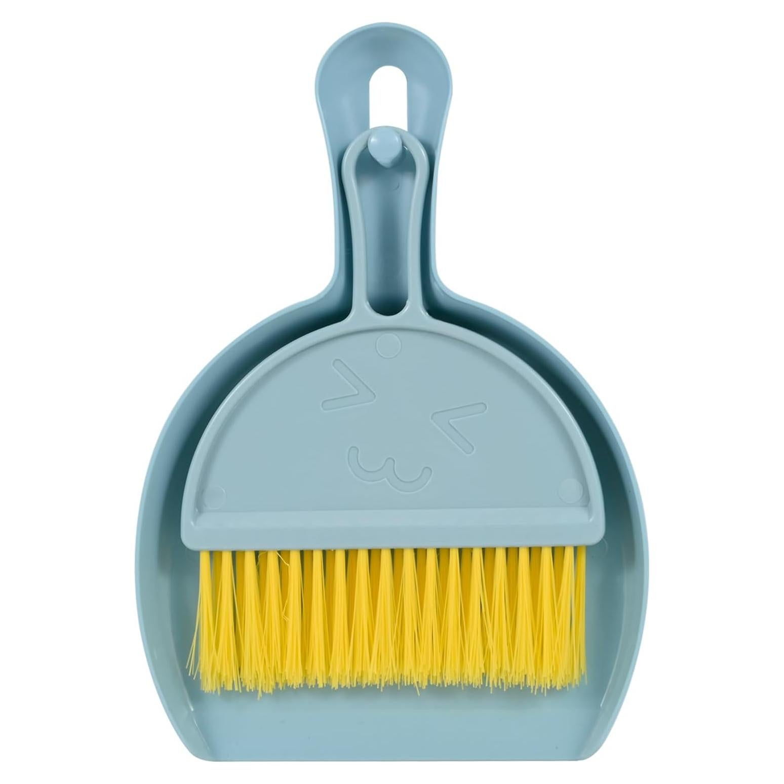 Juego de Escoba y Recogedor Shaloxar Mini Azul 14.5x21cm