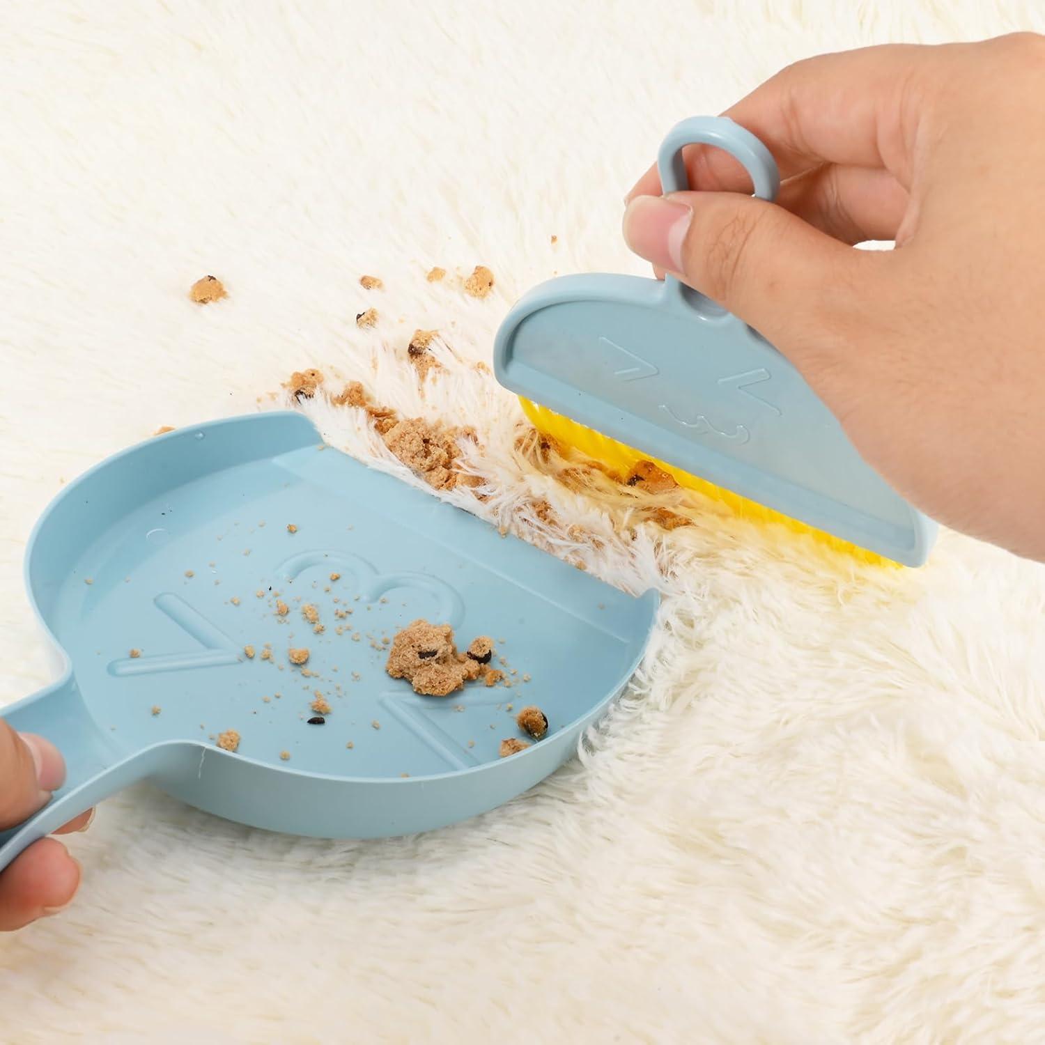 Juego de Escoba y Recogedor Shaloxar Mini Azul 14.5x21cm